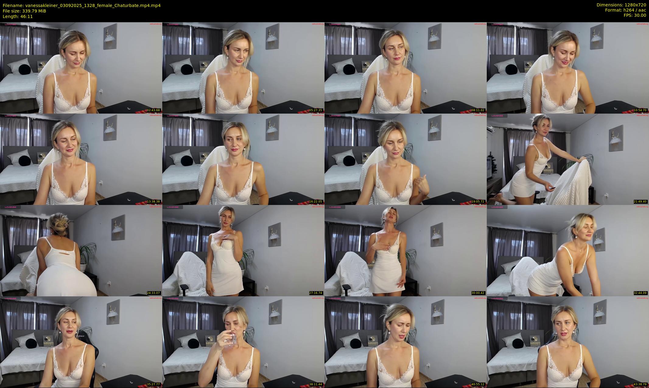 vanessakleiner — 47 minute Chaturbate female cam show recording, 720p, Sep 3, 2025