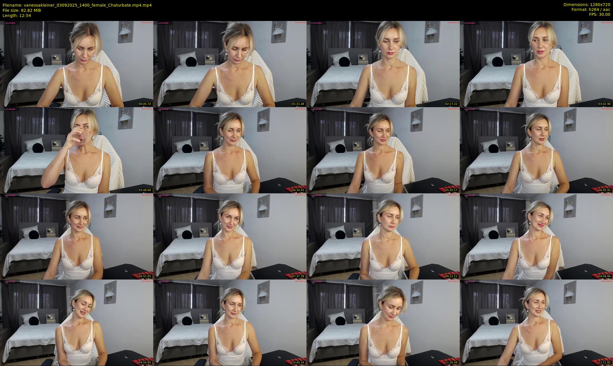 vanessakleiner — 13 minute Chaturbate female cam show recording, 720p, Sep 3, 2025