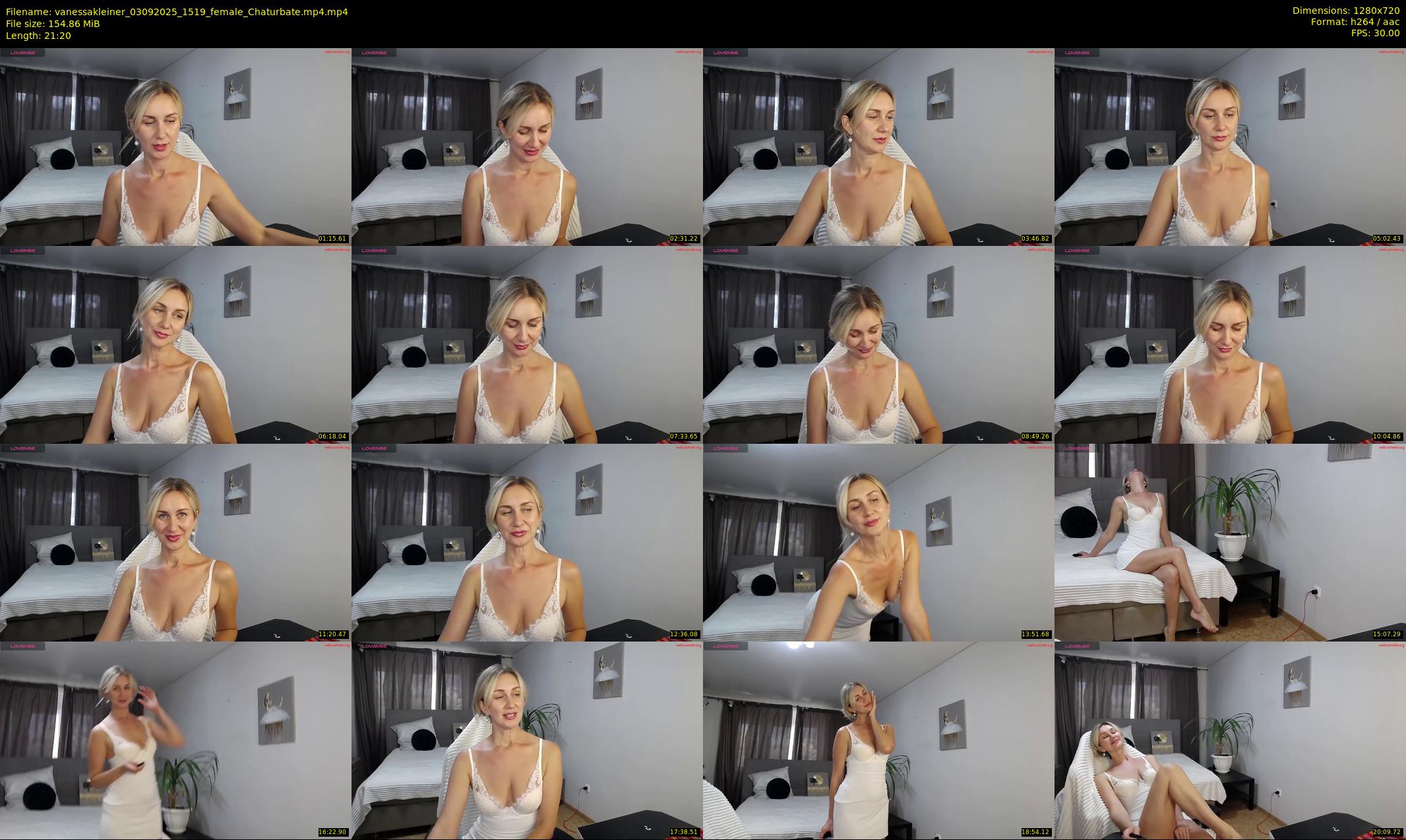 vanessakleiner — 22 minute Chaturbate female cam show recording, 720p, Sep 3, 2025