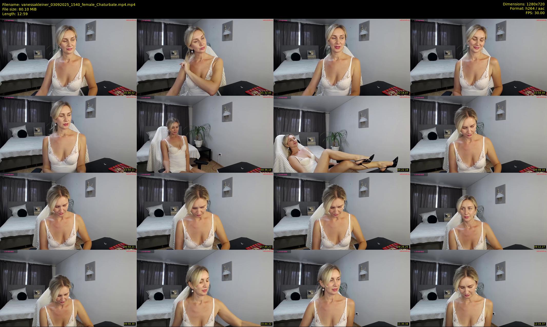 vanessakleiner — 13 minute Chaturbate female cam show recording, 720p, Sep 3, 2025