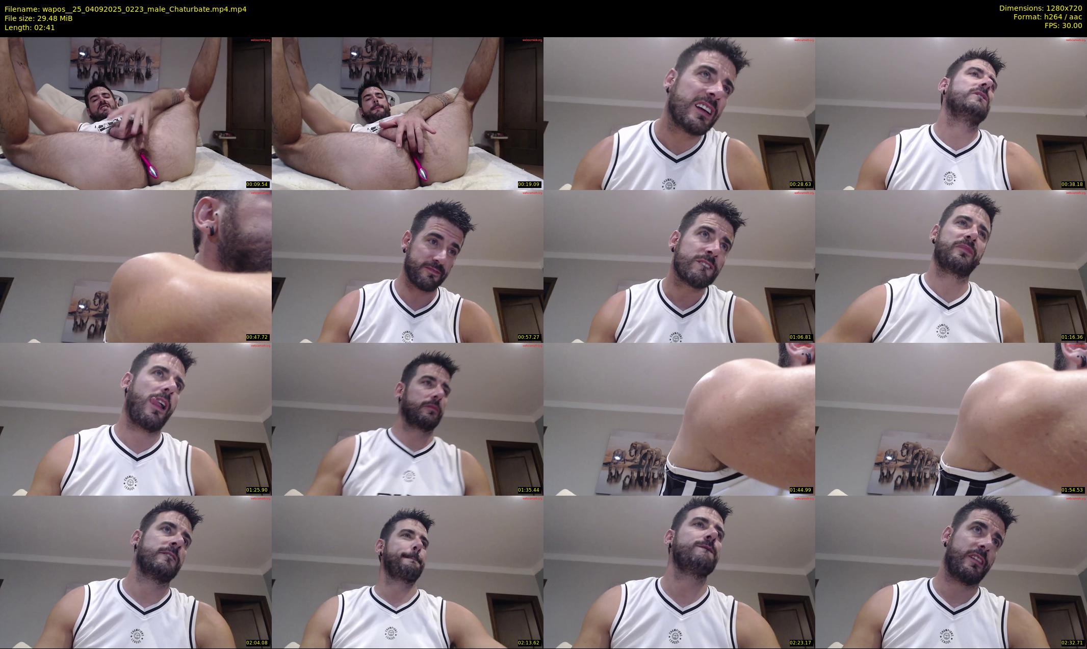 wapos__25 — 3 minute Chaturbate male cam show recording, 720p, Sep 4, 2025