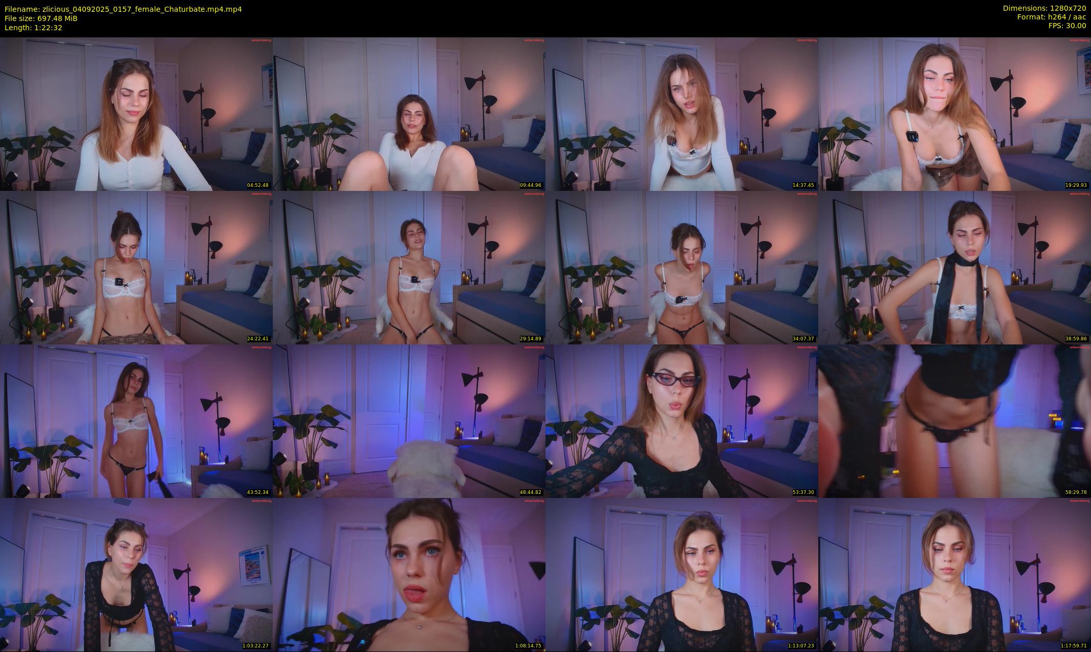 zlicious — 83 minute Chaturbate female cam show recording, 720p, Sep 4, 2025