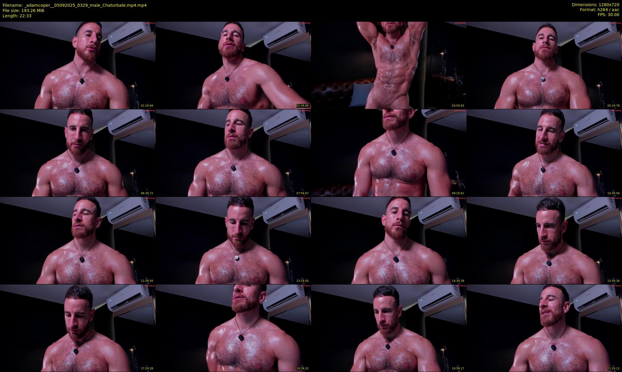 _adamcoper_ — 23 minute Chaturbate male cam show recording, 720p, Sep 5, 2025