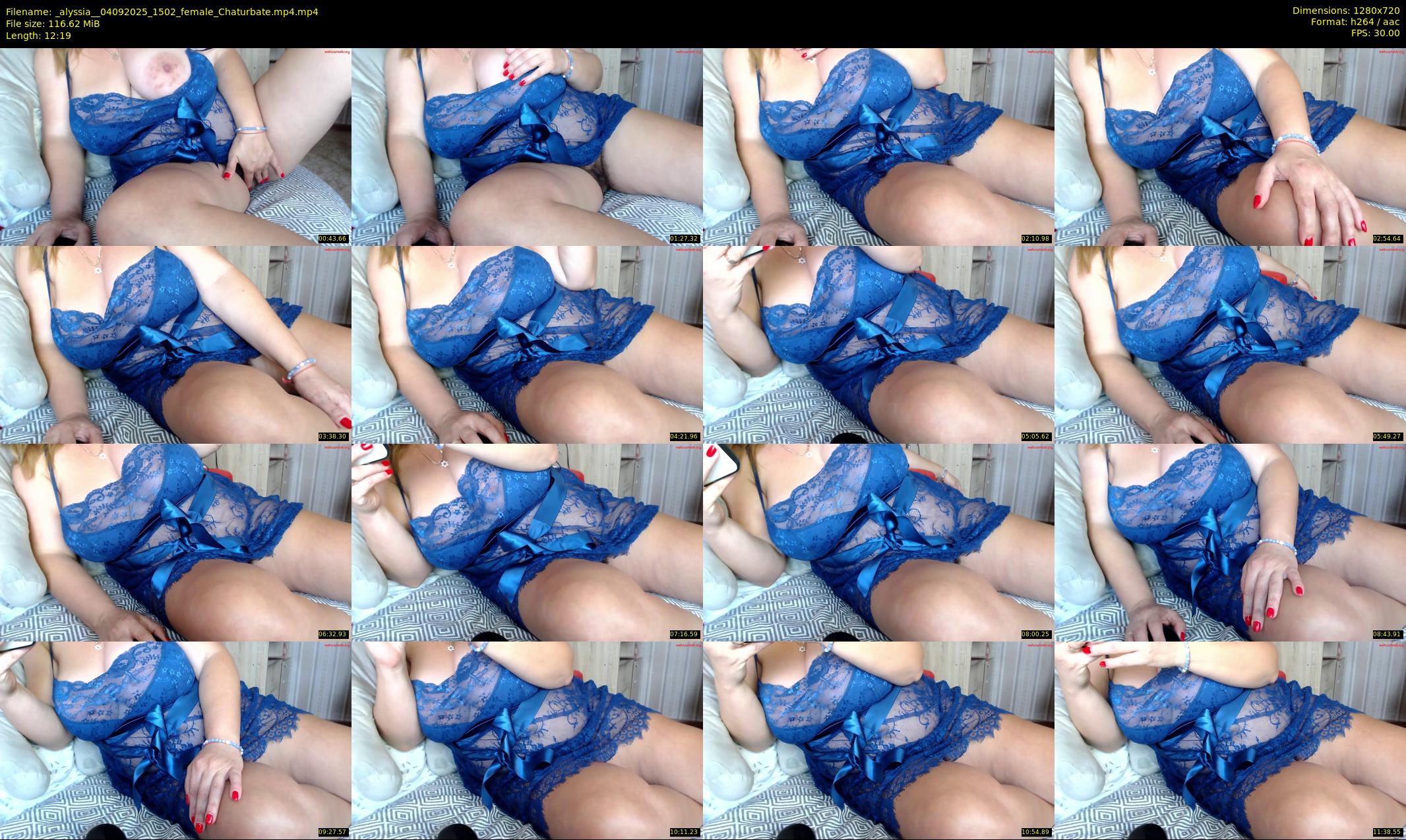 _alyssia_ — 13 minute Chaturbate female cam show recording, 720p, Sep 4, 2025