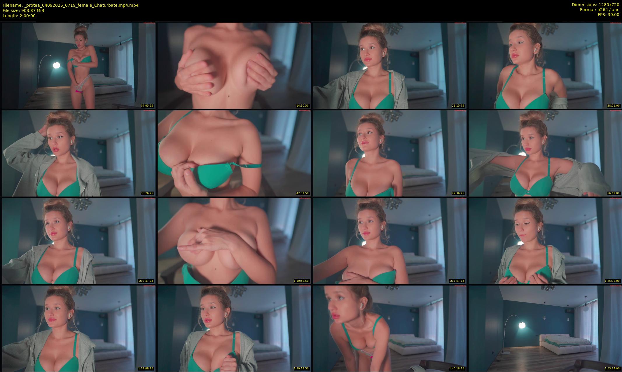 _protea — 120 minute Chaturbate female cam show recording, 720p, Sep 4, 2025