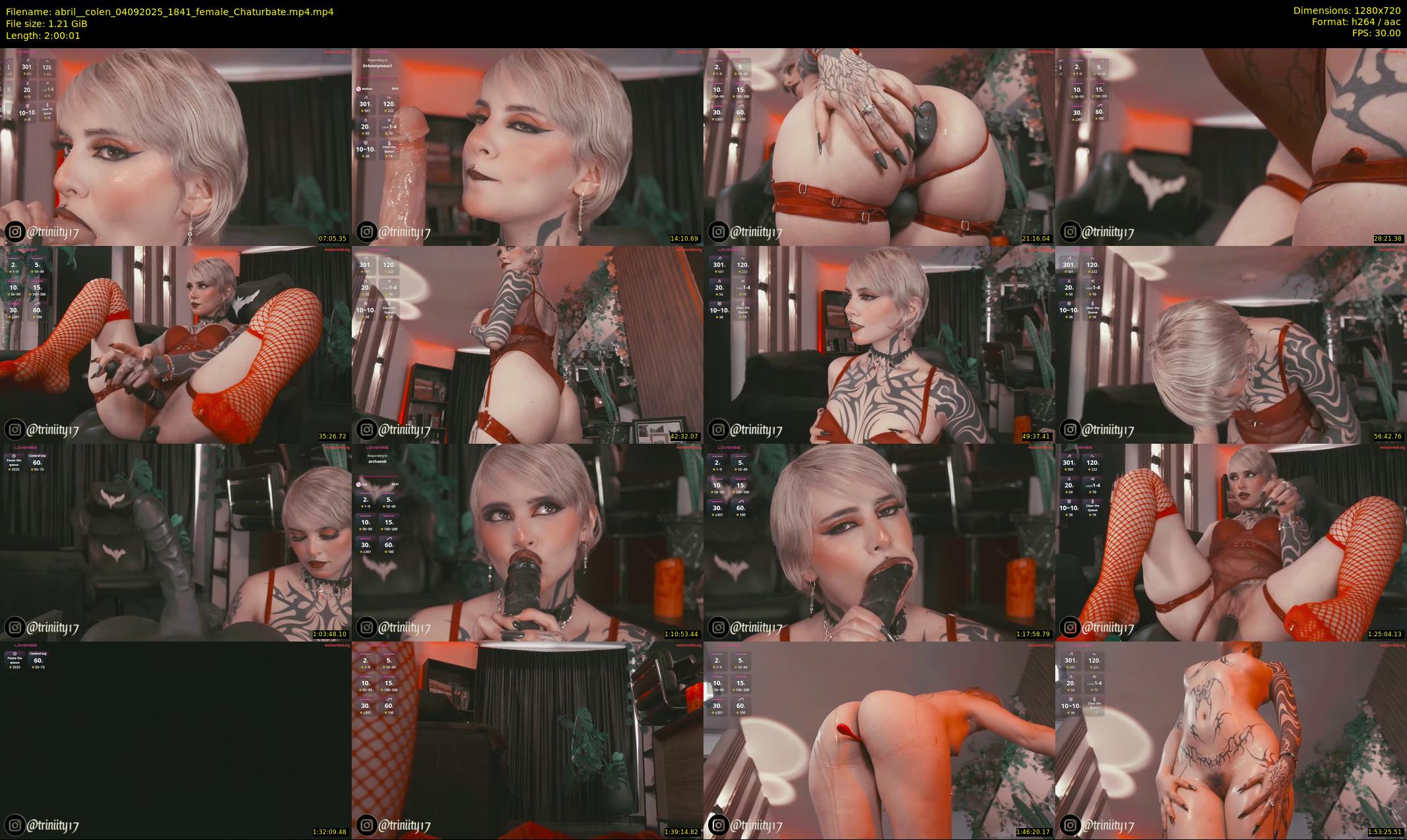 abril__colen — 121 minute Chaturbate female cam show recording, 720p, Sep 4, 2025