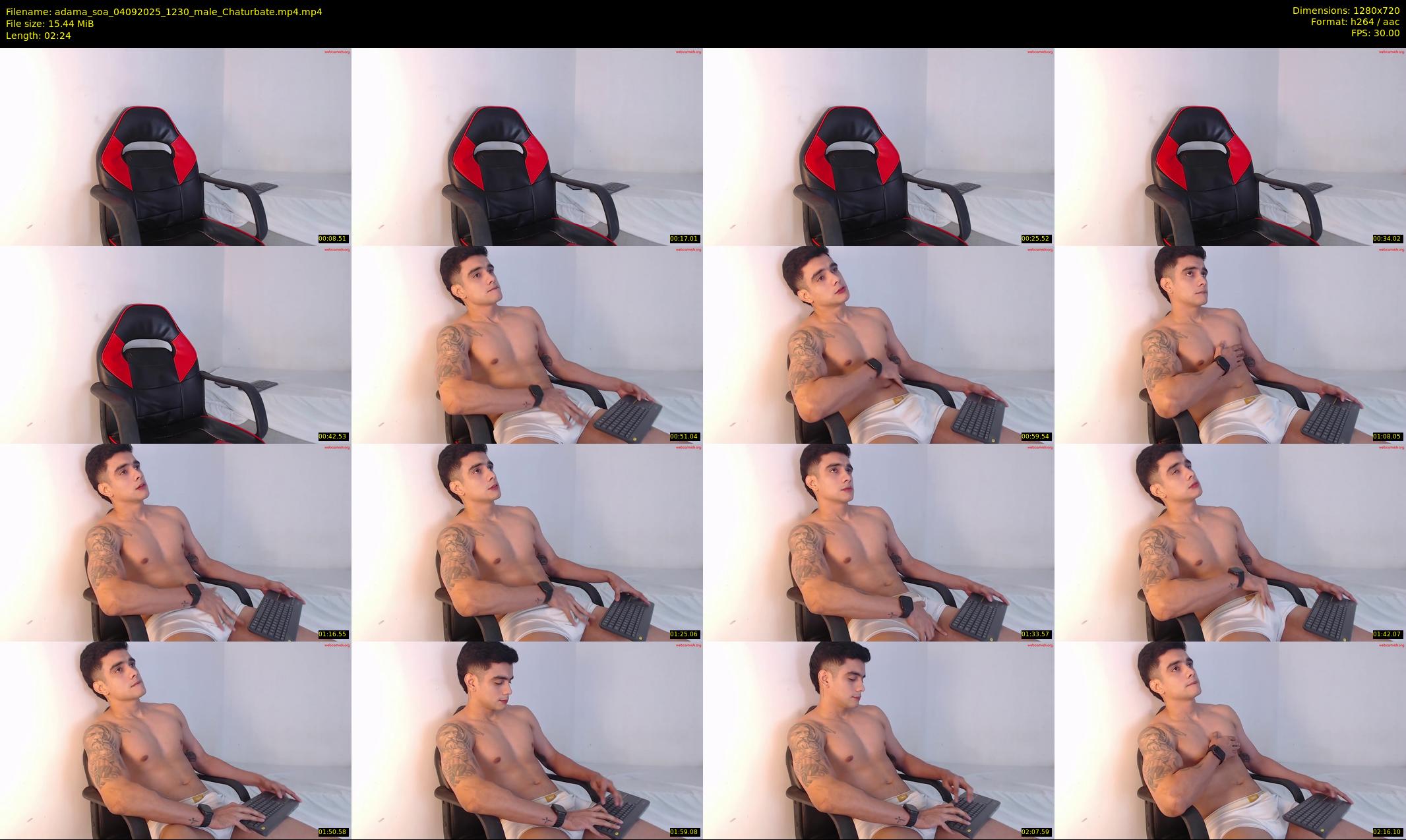 adama_soa — 3 minute Chaturbate male cam show recording, 720p, Sep 4, 2025