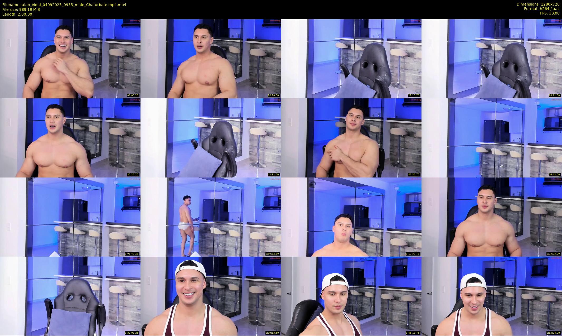 alan_vidal — 120 minute Chaturbate male cam show recording, 720p, Sep 4, 2025