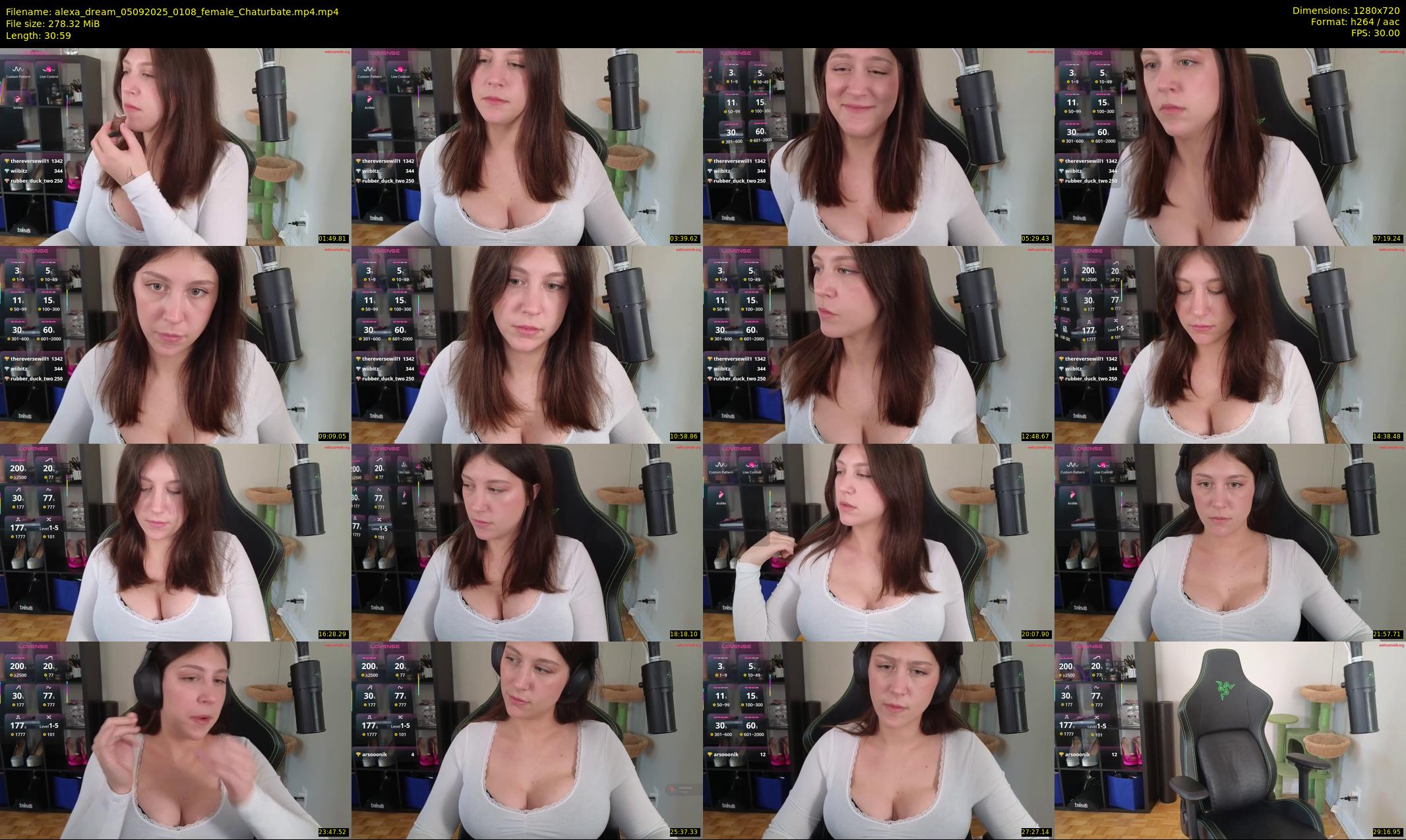 alexa_dream — 31 minute Chaturbate female cam show recording, 720p, Sep 5, 2025
