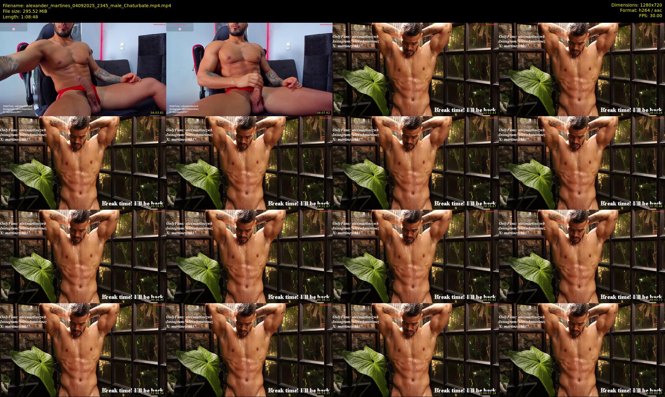alexander_martines — 69 minute Chaturbate male cam show recording, 720p, Sep 4, 2025