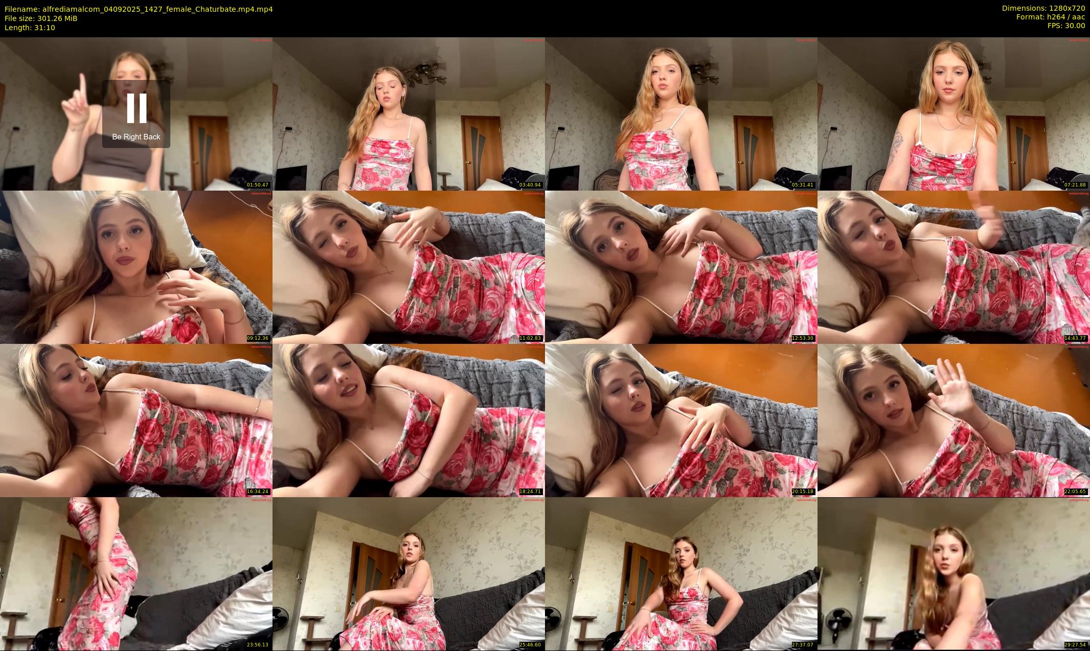 alfrediamalcom — 32 minute Chaturbate female cam show recording, 720p, Sep 4, 2025