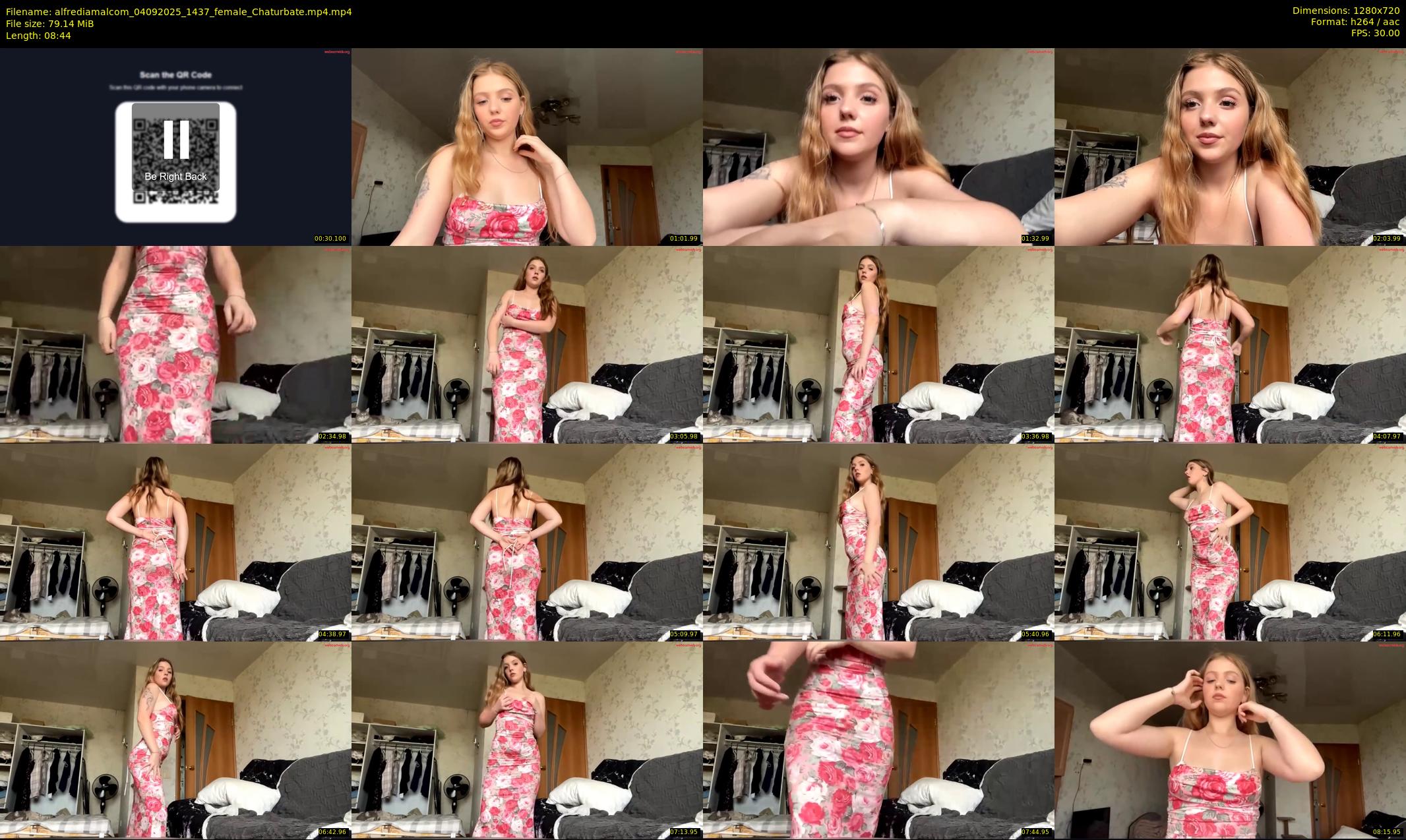 alfrediamalcom — 9 minute Chaturbate female cam show recording, 720p, Sep 4, 2025