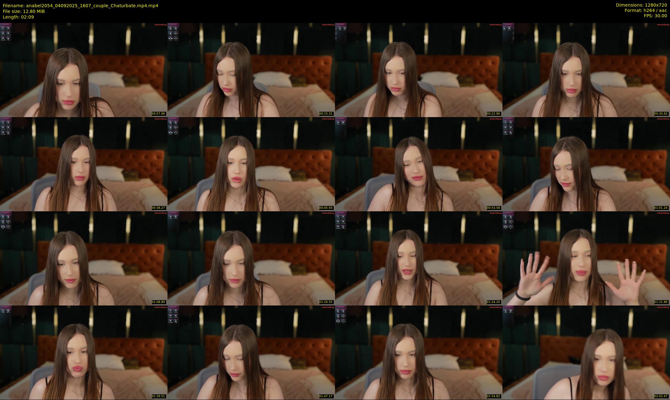 anabel2054 — 3 minute Chaturbate female cam show recording, 720p, Sep 4, 2025