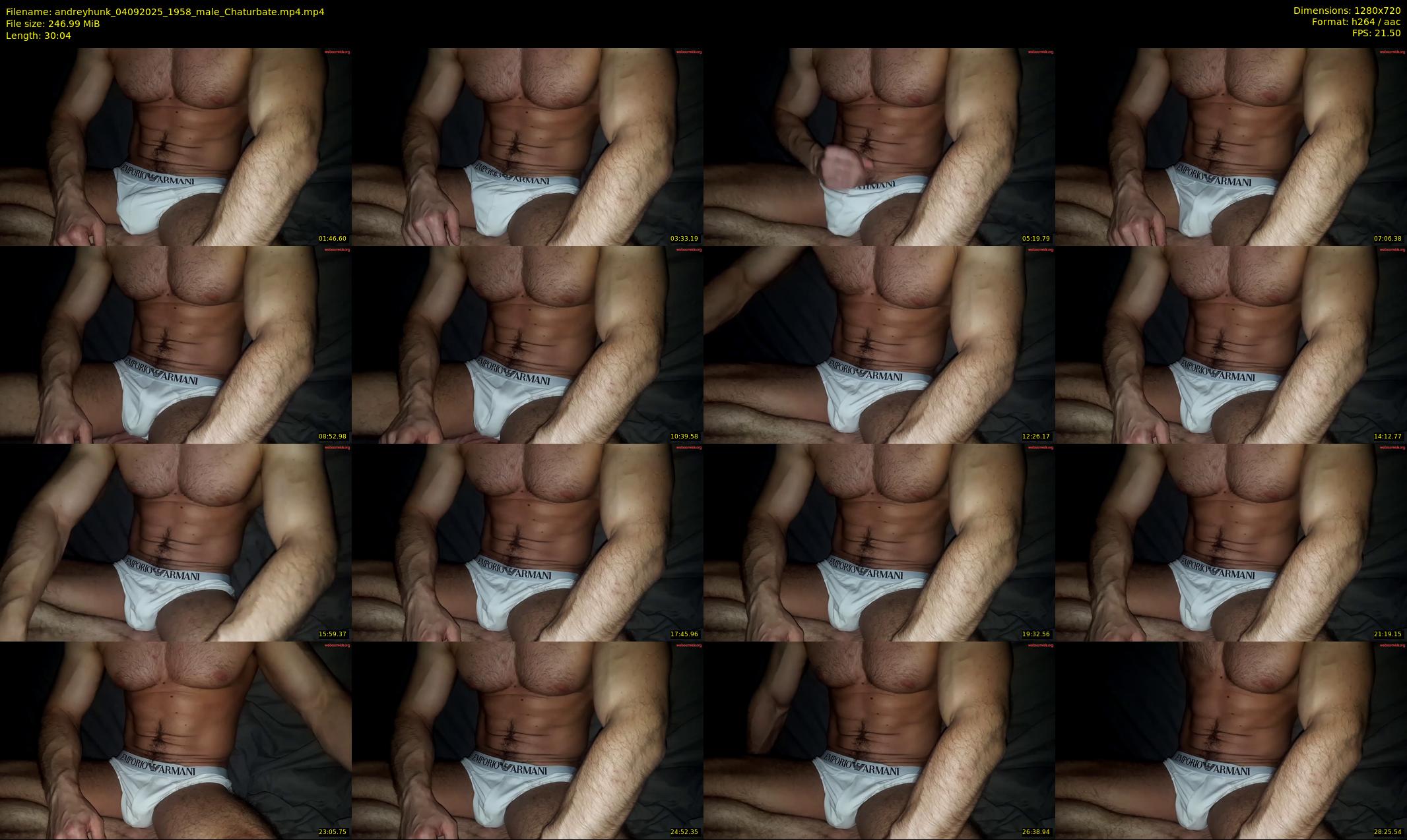 andreyhunk — 31 minute Chaturbate male cam show recording, 720p, Sep 4, 2025