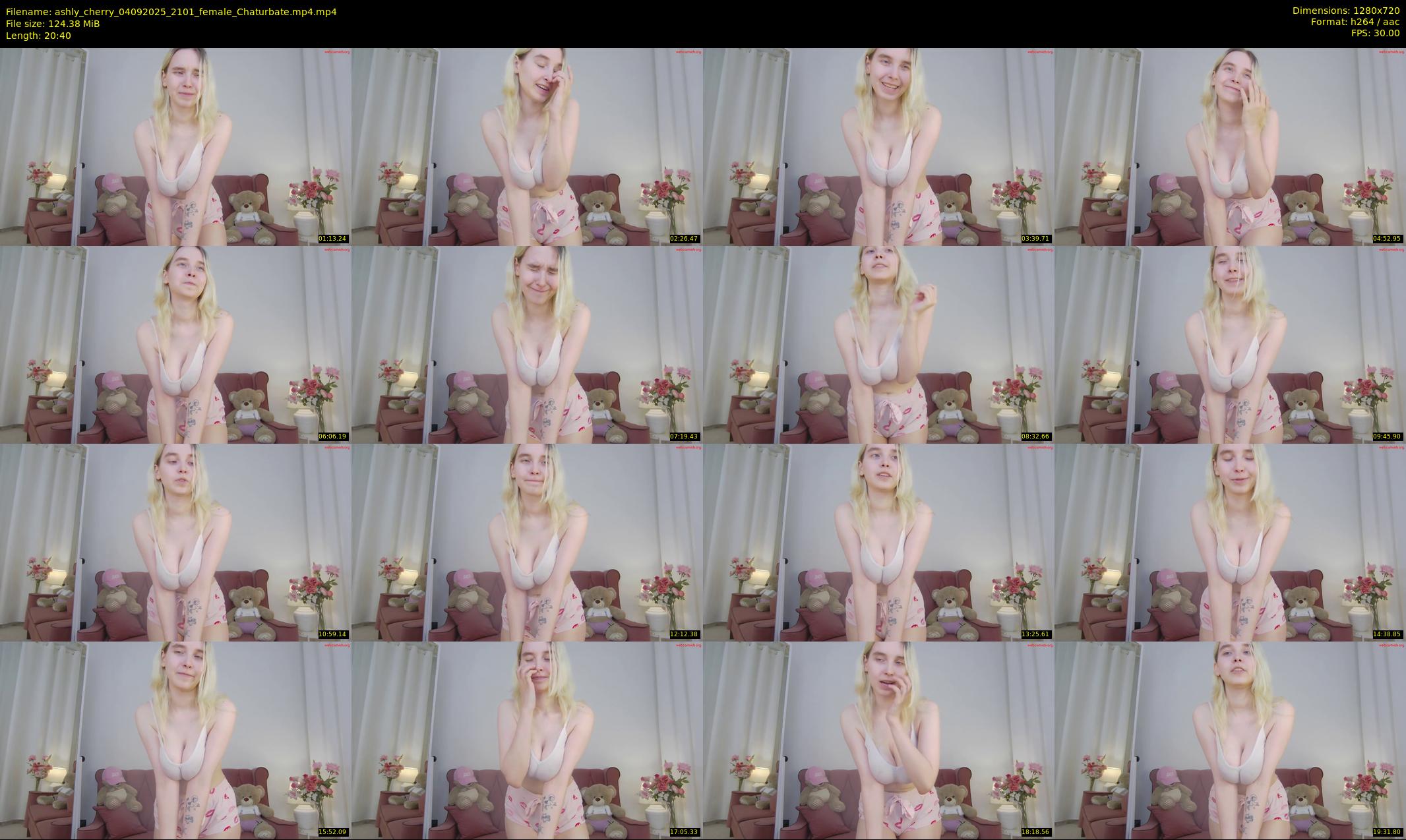 ashly_cherry — 21 minute Chaturbate female cam show recording, 720p, Sep 4, 2025
