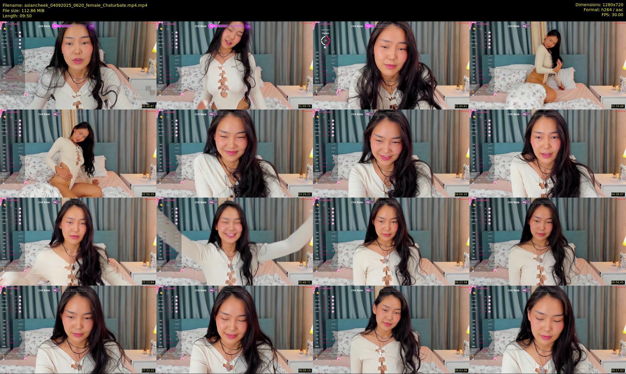 asiancheek — 10 minute Chaturbate female cam show recording, 720p, Sep 4, 2025