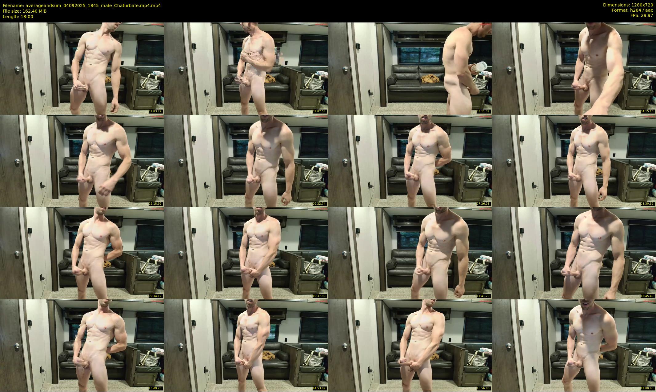 averageandsum — 18 minute Chaturbate male cam show recording, 720p, Sep 4, 2025
