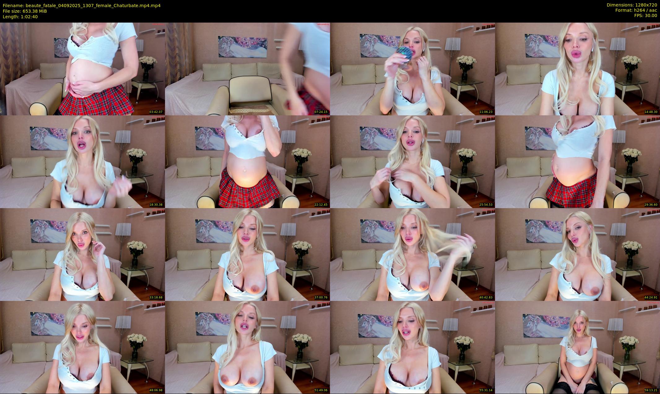 beaute_fatale — 63 minute Chaturbate female cam show recording, 720p, Sep 4, 2025