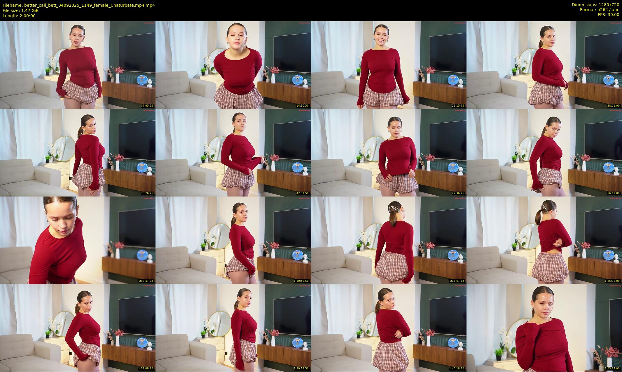 better_call_bett — 120 minute Chaturbate female cam show recording, 720p, Sep 4, 2025