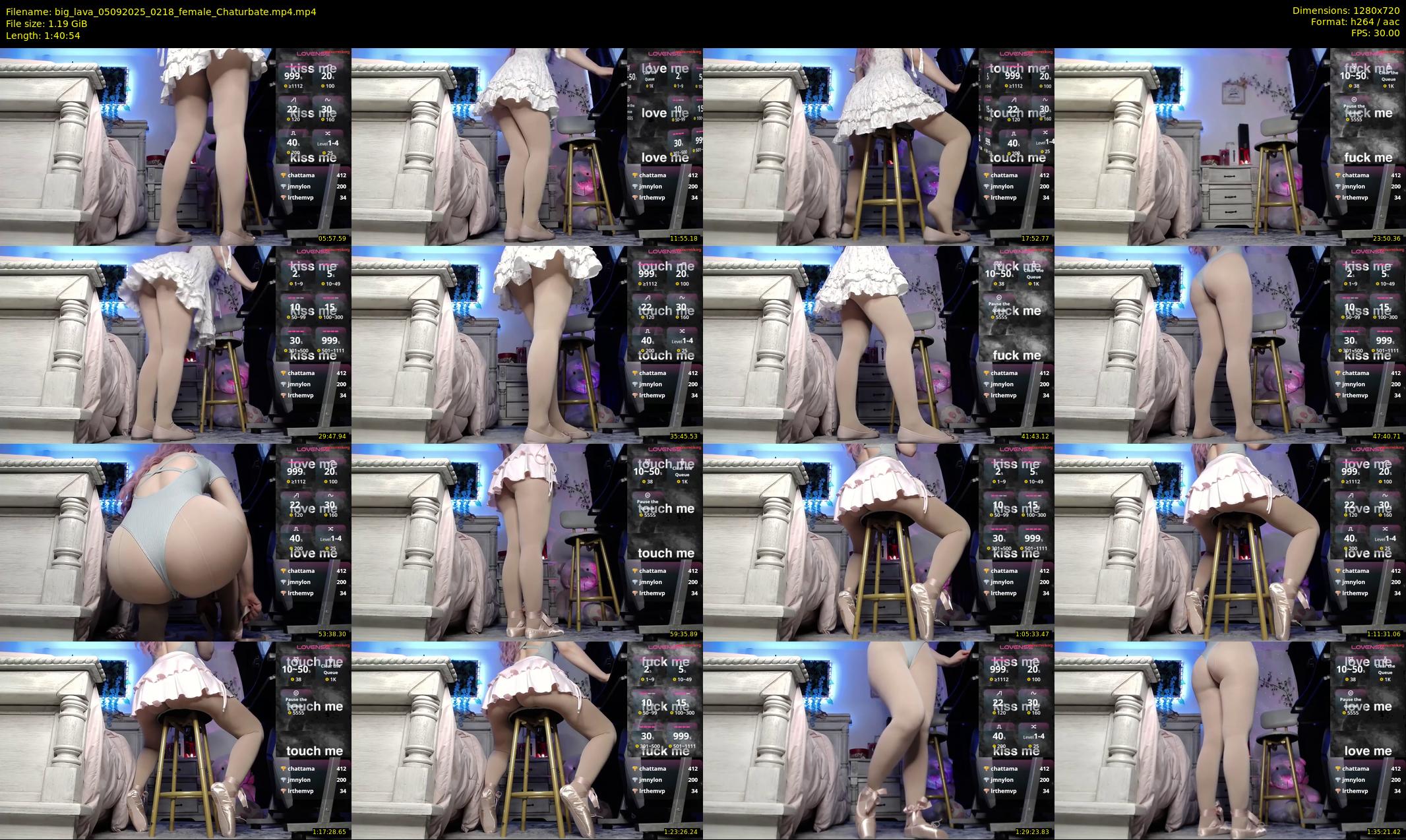 big_lava — 101 minute Chaturbate female cam show recording, 720p, Sep 5, 2025
