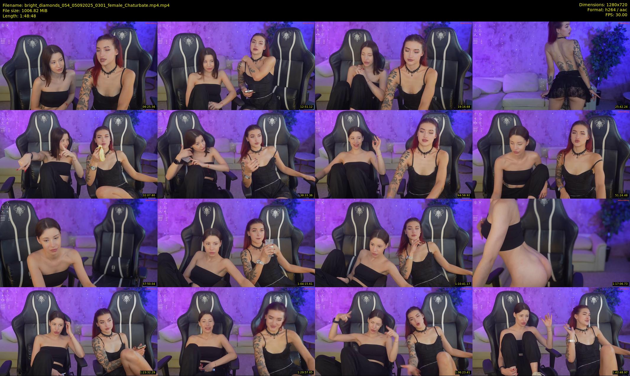 bright_diamonds_054 — 109 minute Chaturbate couple cam show recording, 720p, Sep 5, 2025