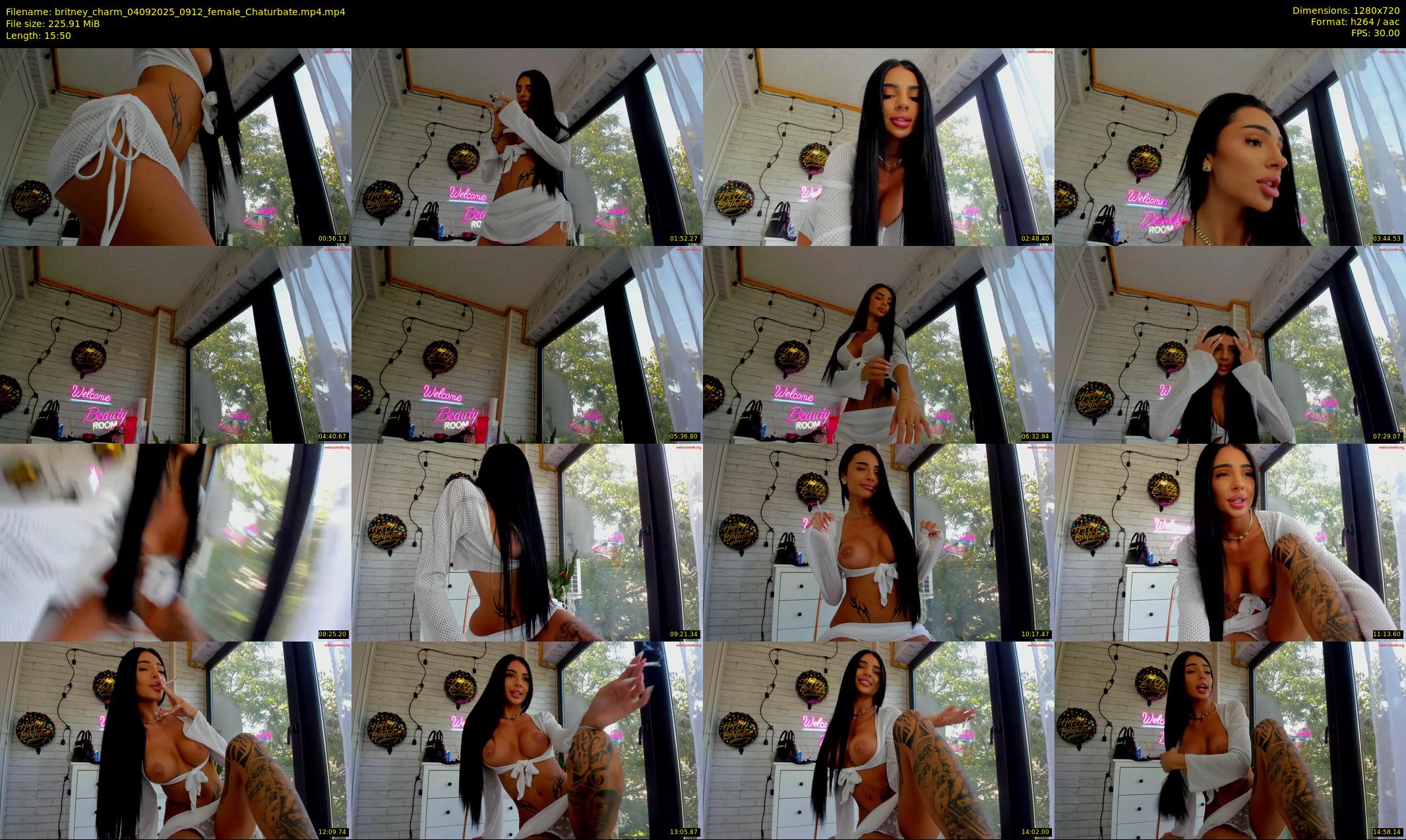 britney_charm — 16 minute Chaturbate female cam show recording, 720p, Sep 4, 2025