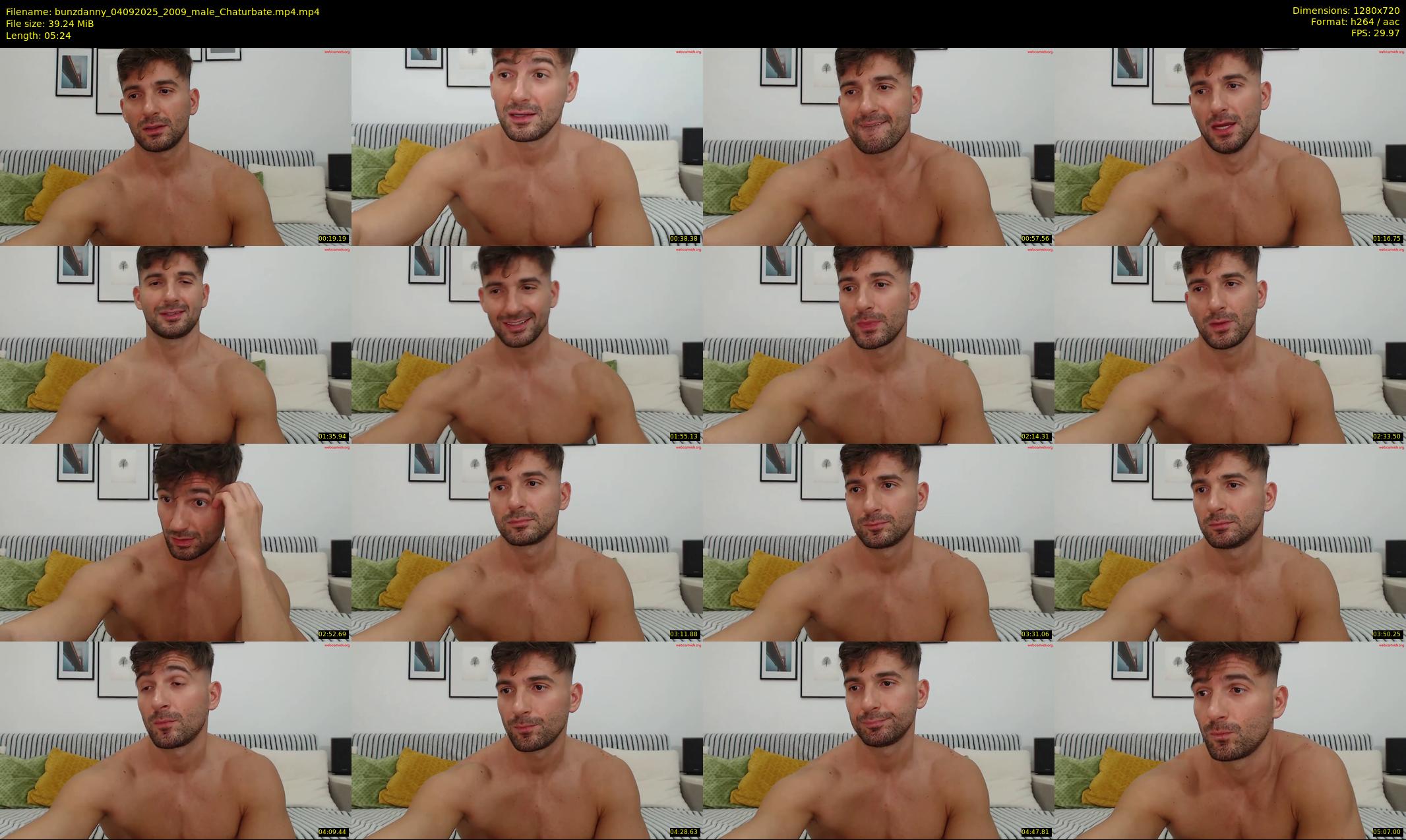 bunzdanny — 6 minute Chaturbate male cam show recording, 720p, Sep 4, 2025