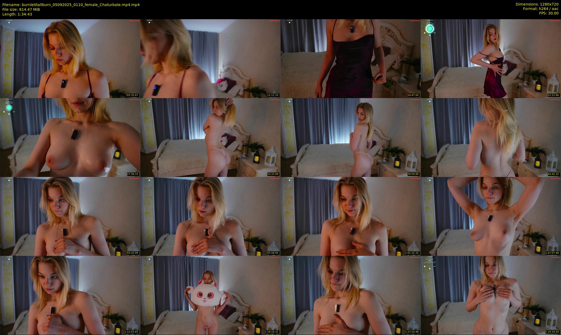 burnletitallburn — 95 minute Chaturbate female cam show recording, 720p, Sep 5, 2025