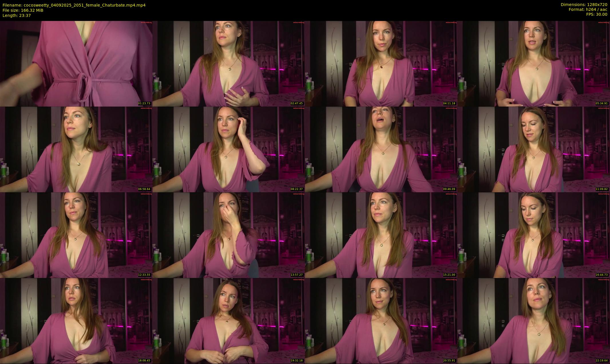 cocosweetty — 24 minute Chaturbate female cam show recording, 720p, Sep 4, 2025