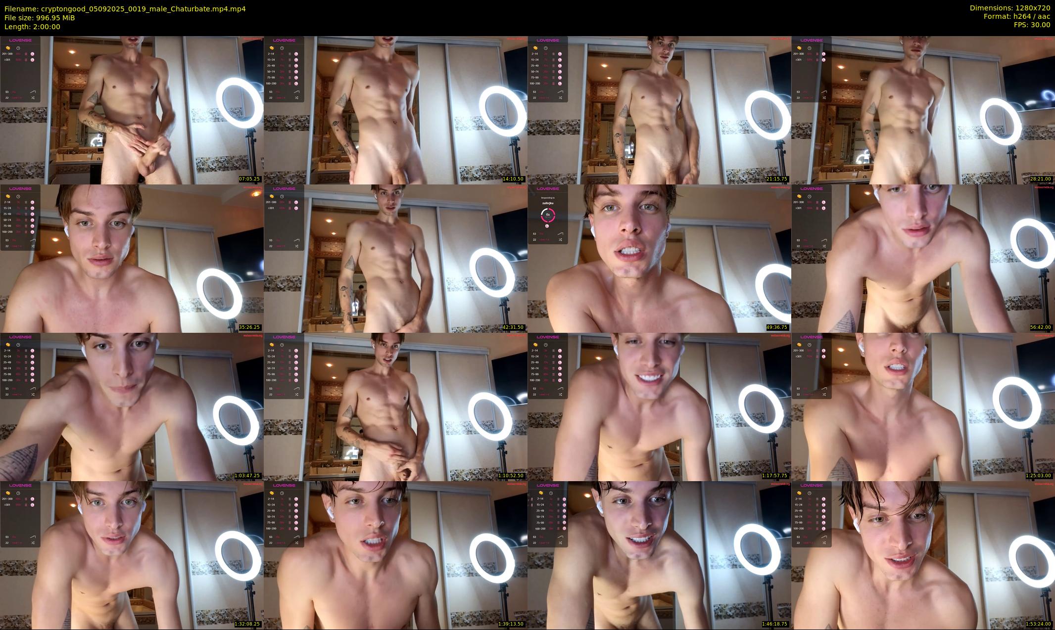 cryptongood — 120 minute Chaturbate male cam show recording, 720p, Sep 5, 2025