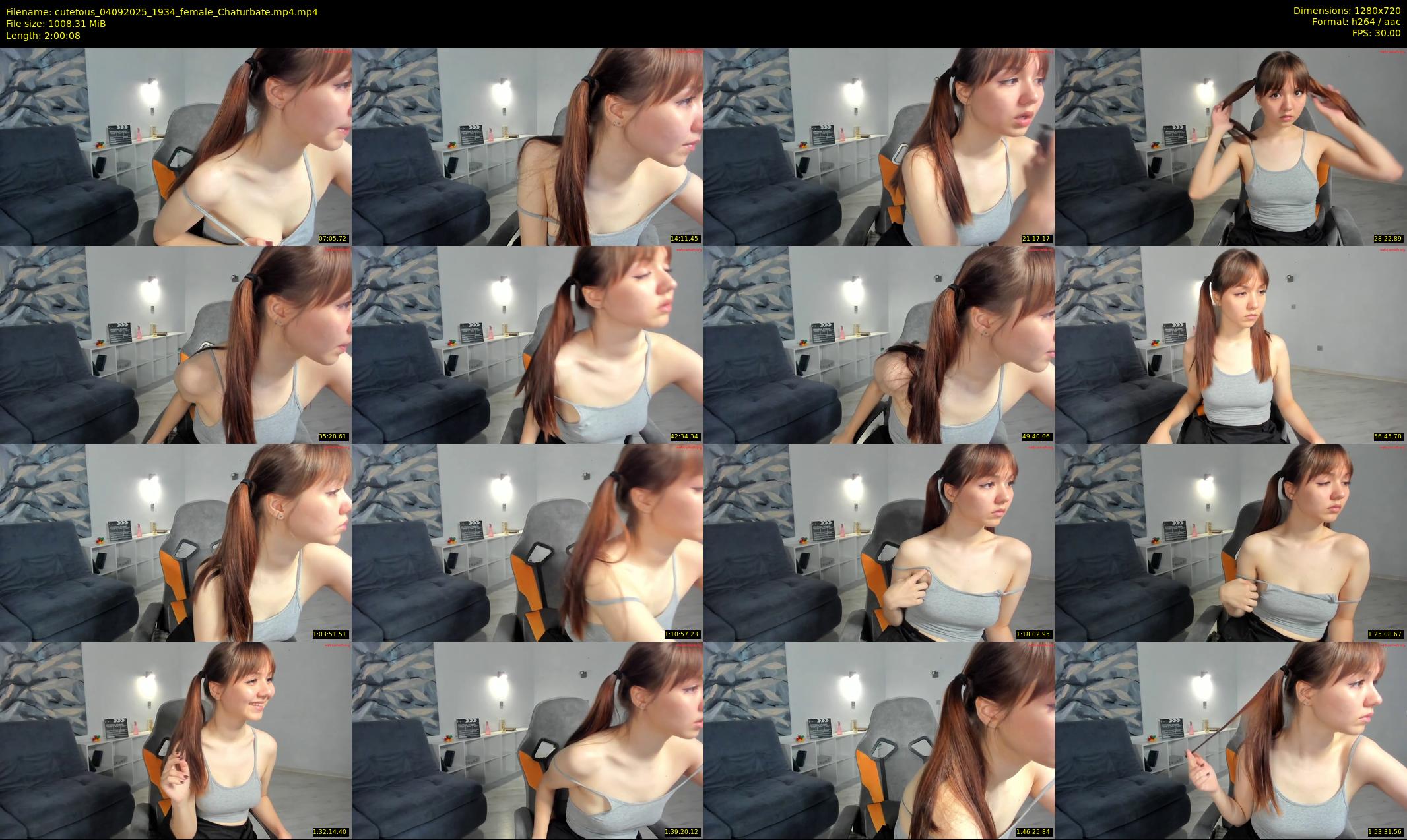 cutetous — 121 minute Chaturbate female cam show recording, 720p, Sep 4, 2025