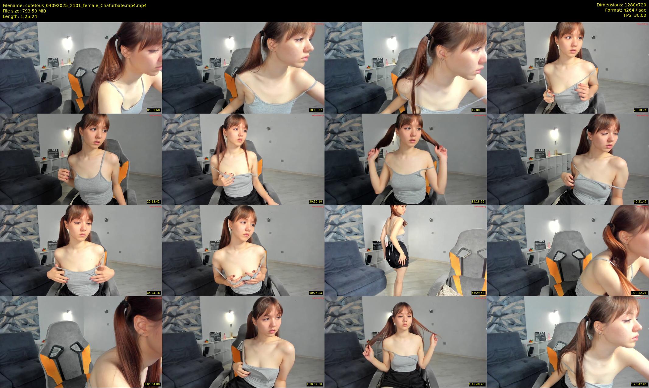 cutetous — 86 minute Chaturbate female cam show recording, 720p, Sep 4, 2025