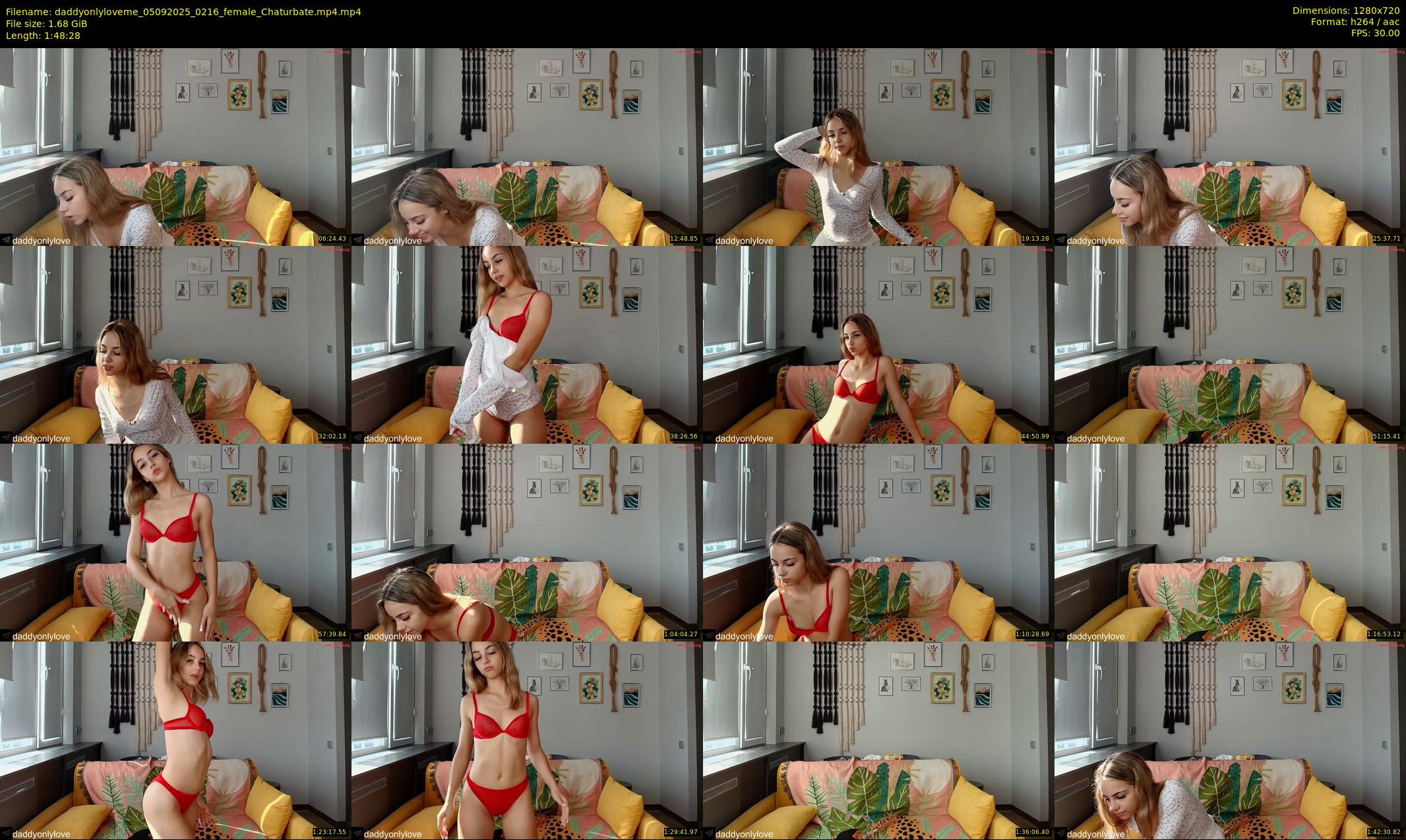 daddyonlyloveme — 109 minute Chaturbate female cam show recording, 720p, Sep 5, 2025