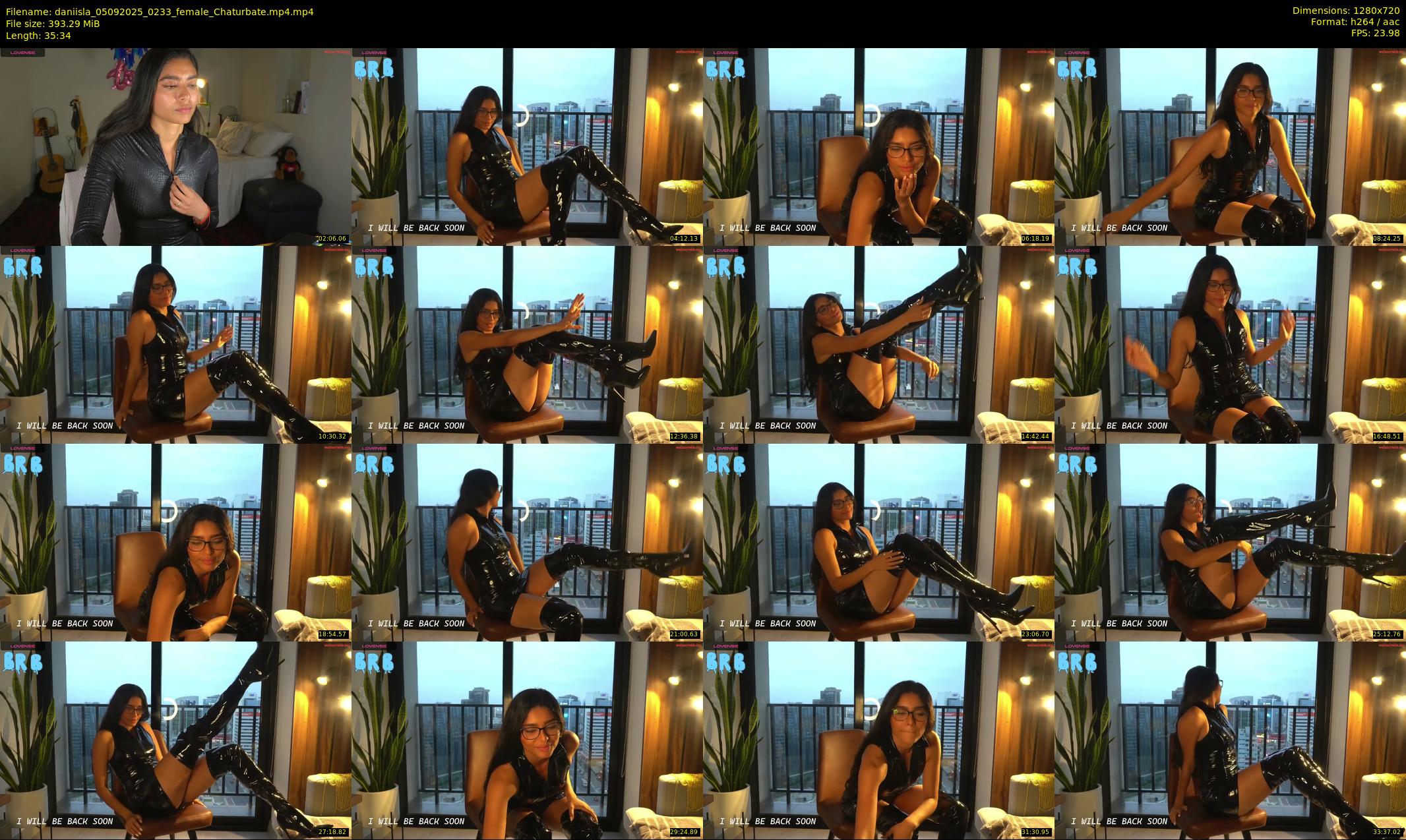 daniisla — 36 minute Chaturbate female cam show recording, 720p, Sep 5, 2025