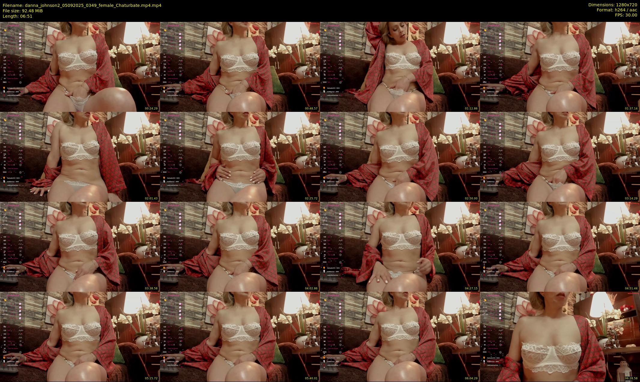 danna_johnson2 — 7 minute Chaturbate female cam show recording, 720p, Sep 5, 2025