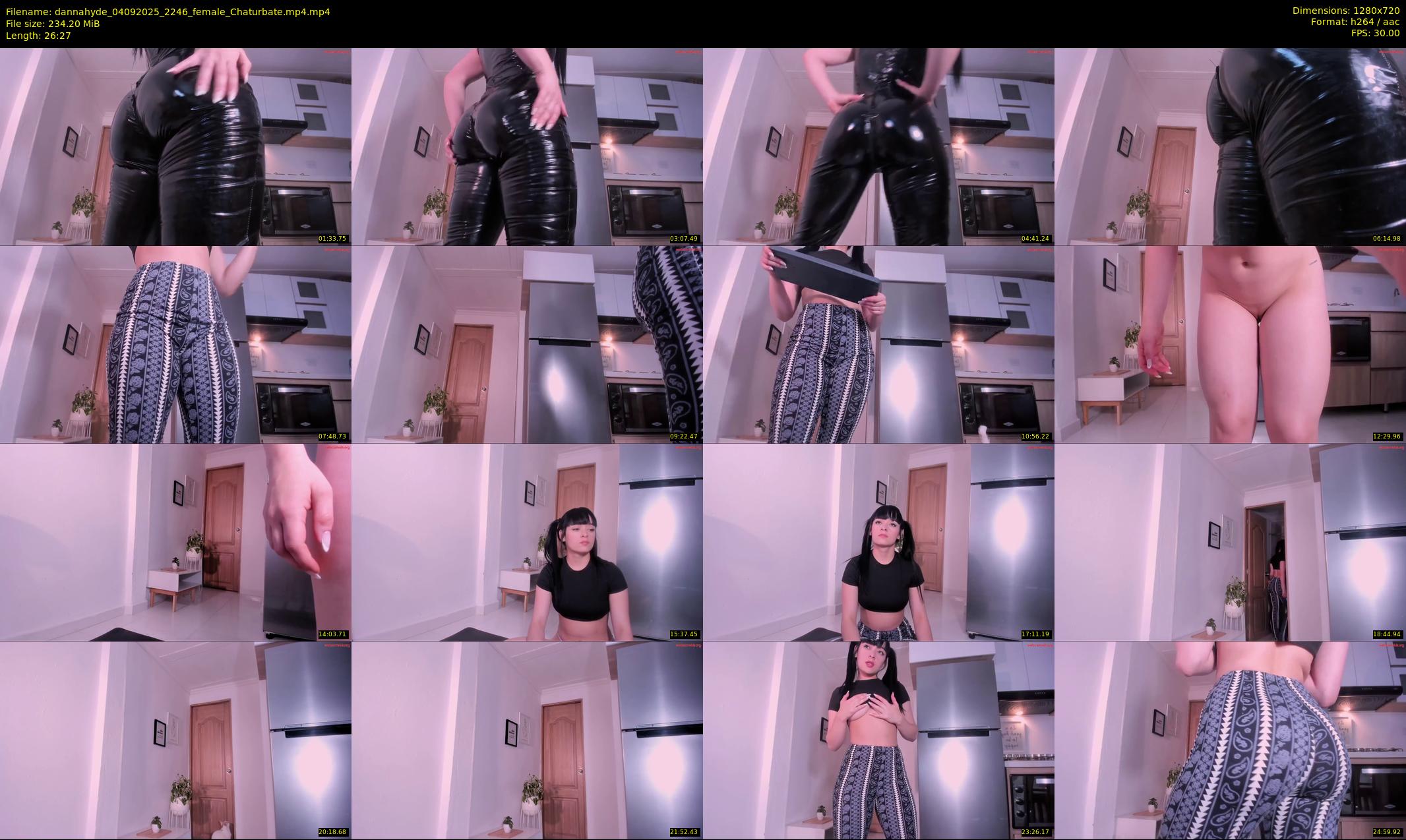 dannahyde — 27 minute Chaturbate female cam show recording, 720p, Sep 4, 2025