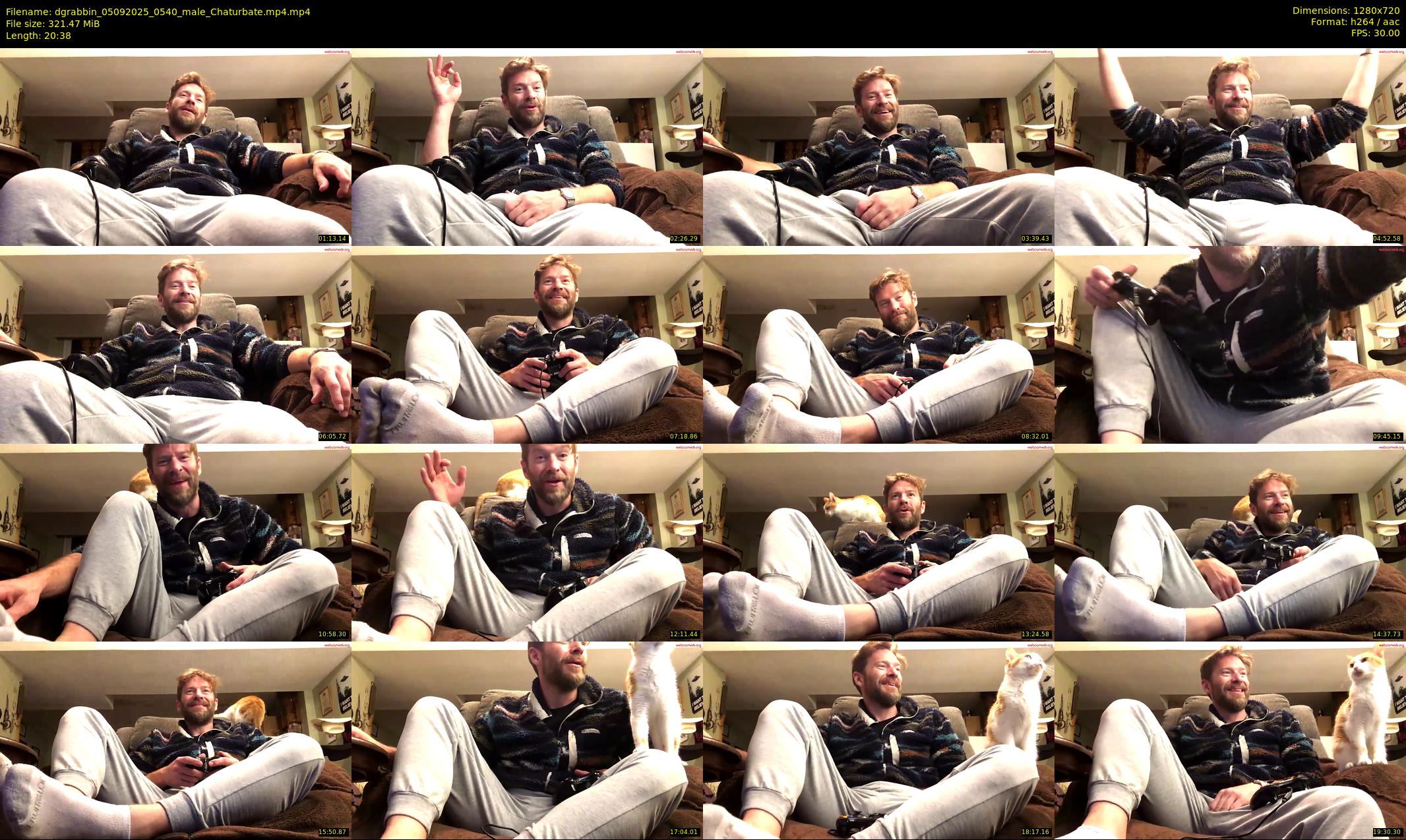 dgrabbin — 21 minute Chaturbate male cam show recording, 720p, Sep 5, 2025