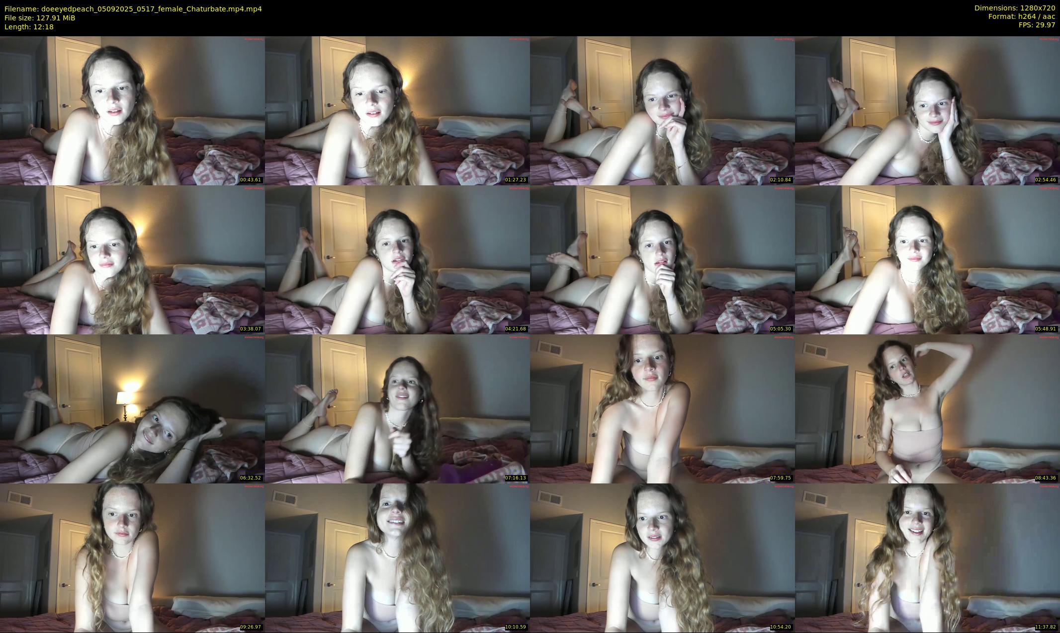 doeeyedpeach — 13 minute Chaturbate female cam show recording, 720p, Sep 5, 2025
