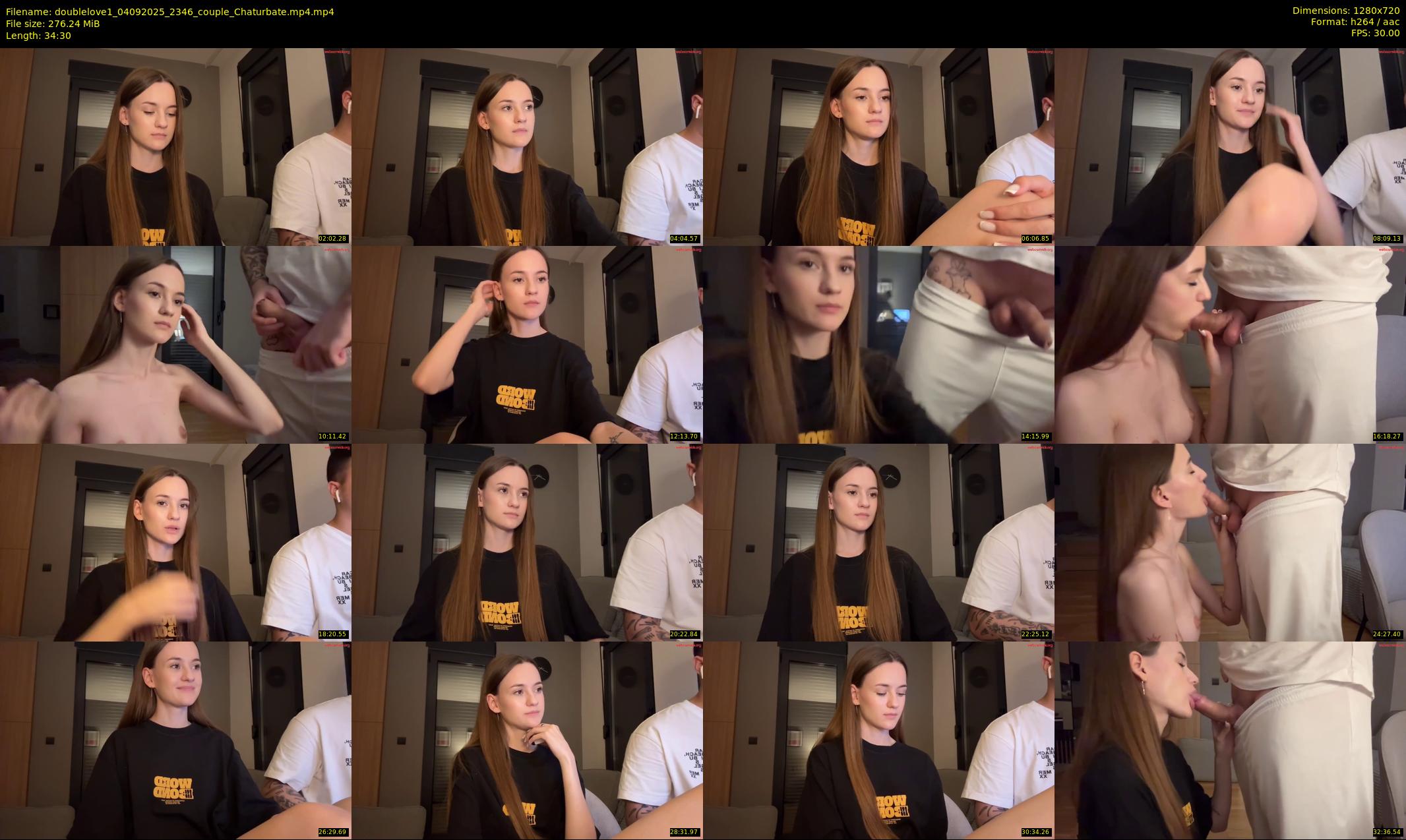 doublelove1 — 35 minute Chaturbate couple cam show recording, 720p, Sep 4, 2025