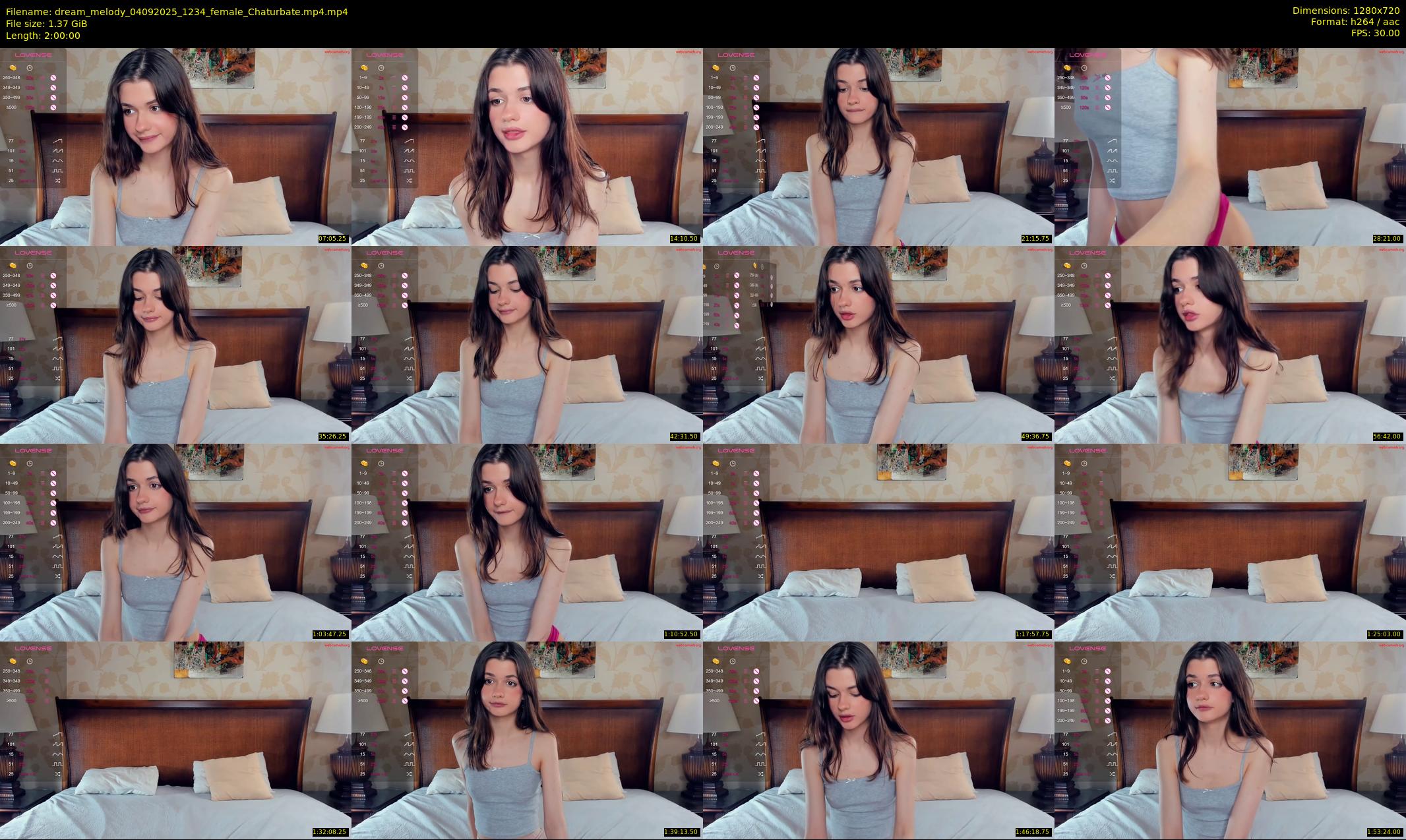 dream_melody — 120 minute Chaturbate female cam show recording, 720p, Sep 4, 2025