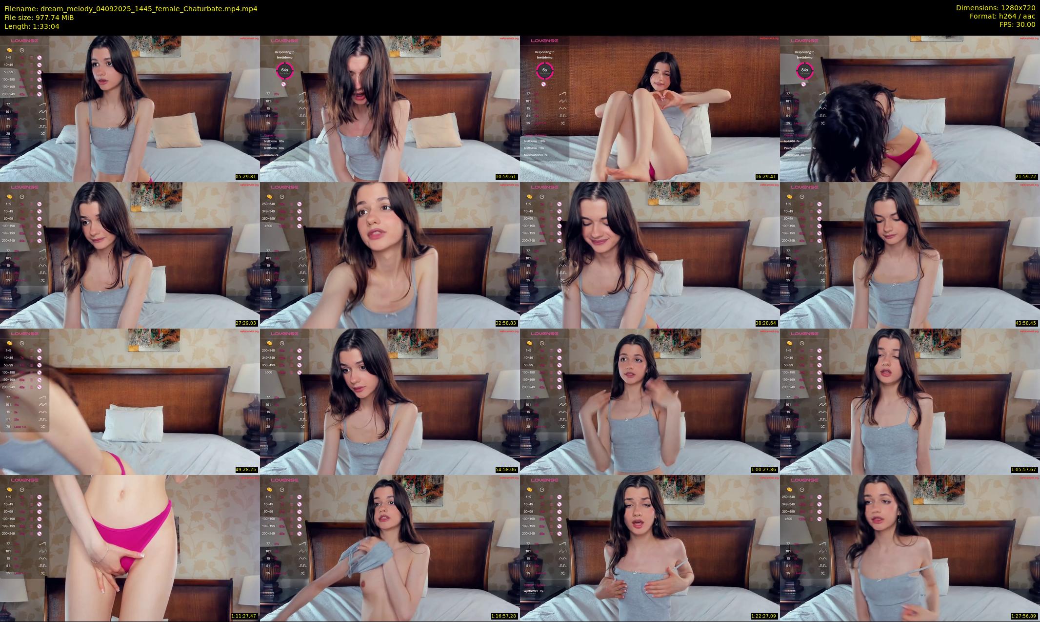 dream_melody — 94 minute Chaturbate female cam show recording, 720p, Sep 4, 2025