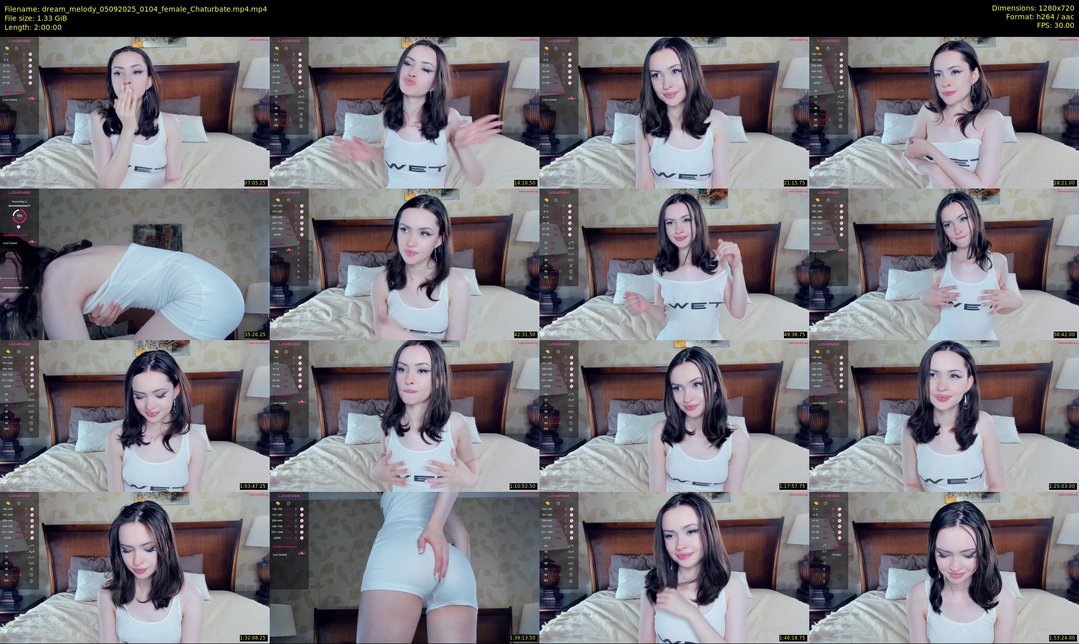 dream_melody — 120 minute Chaturbate female cam show recording, 720p, Sep 5, 2025