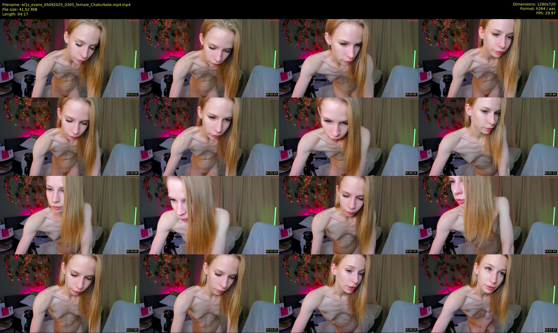 el1s_evans — 5 minute Chaturbate female cam show recording, 720p, Sep 5, 2025