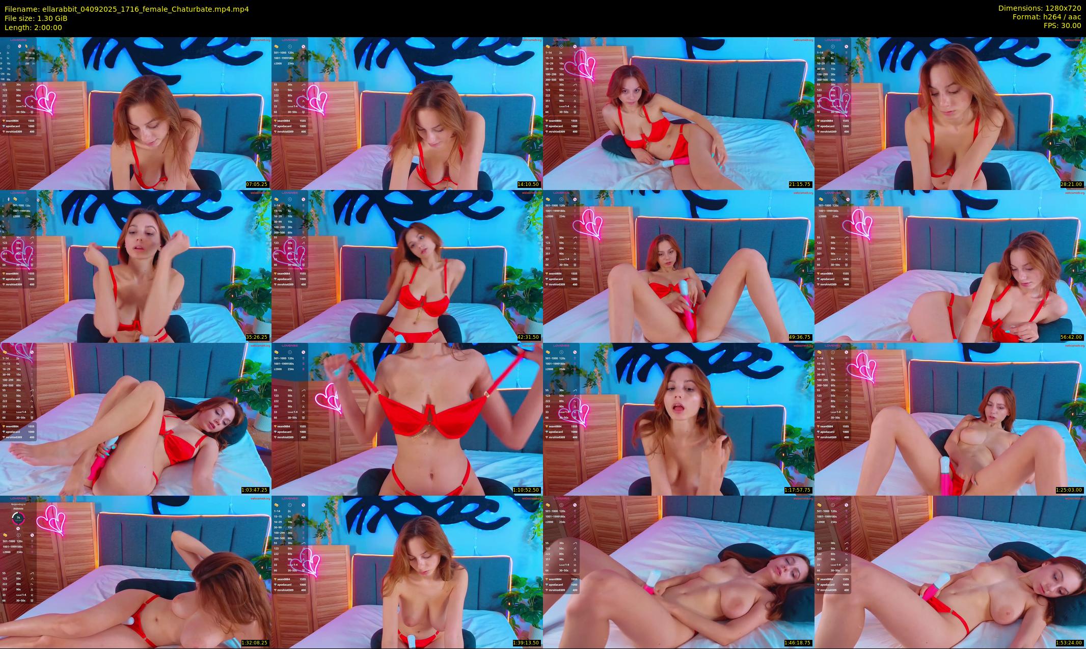 ellarabbit — 120 minute Chaturbate female cam show recording, 720p, Sep 4, 2025