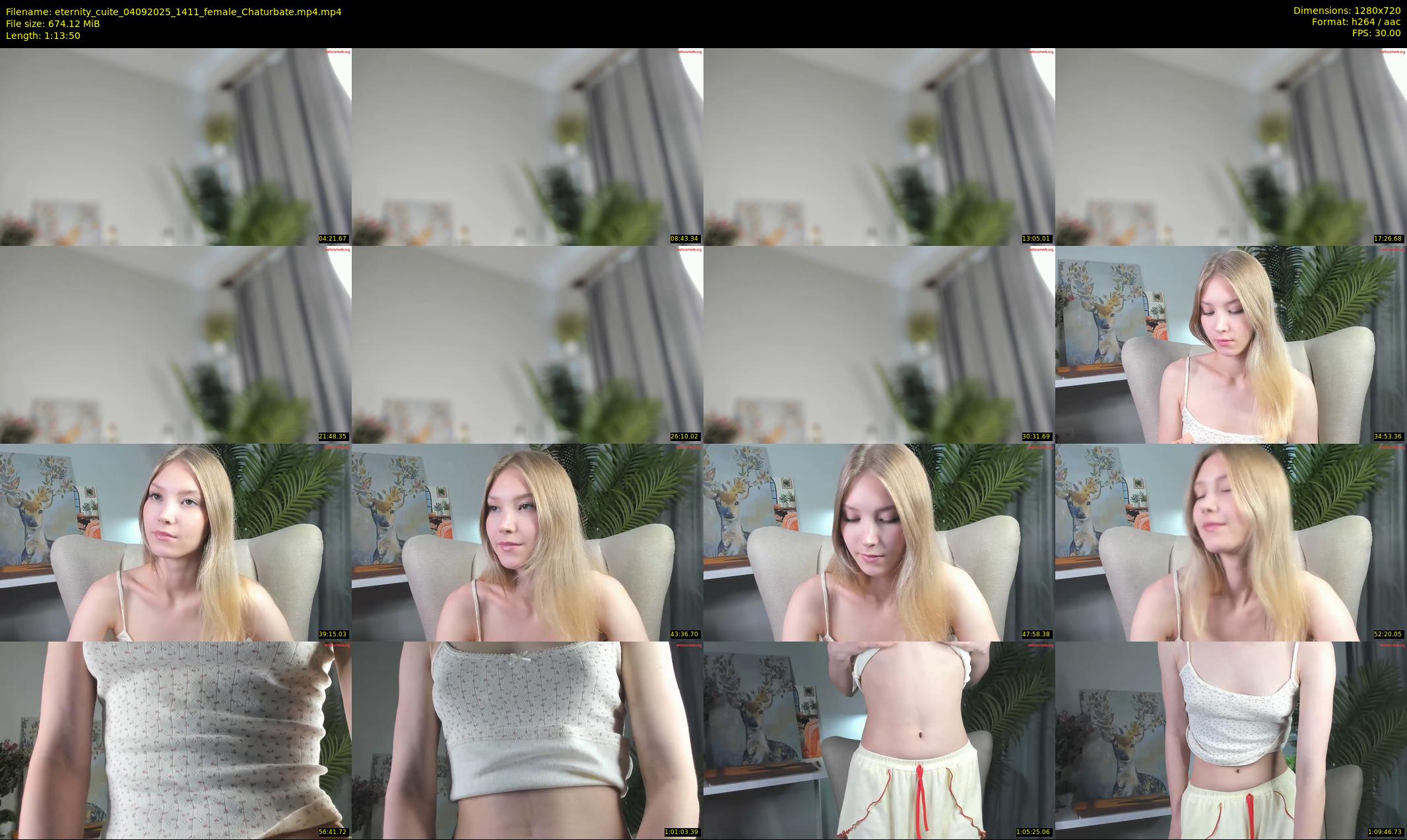 eternity_cuite — 74 minute Chaturbate female cam show recording, 720p, Sep 4, 2025
