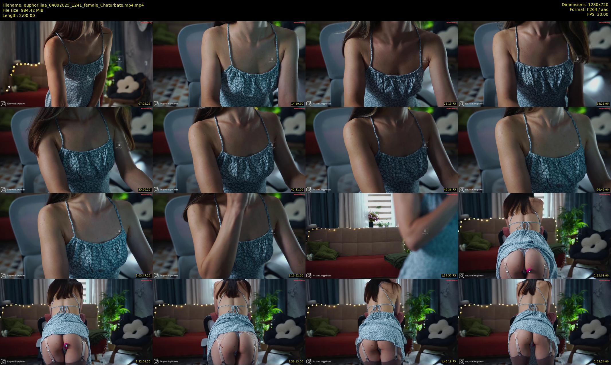 euphoriiiaa — 120 minute Chaturbate female cam show recording, 720p, Sep 4, 2025