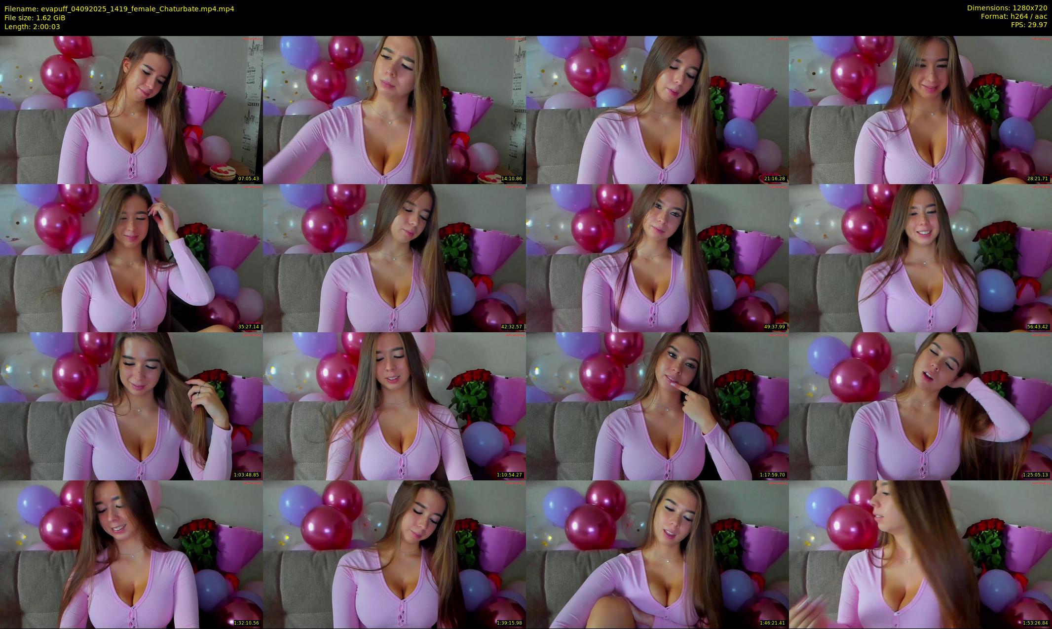 evapuff — 121 minute Chaturbate female cam show recording, 720p, Sep 4, 2025