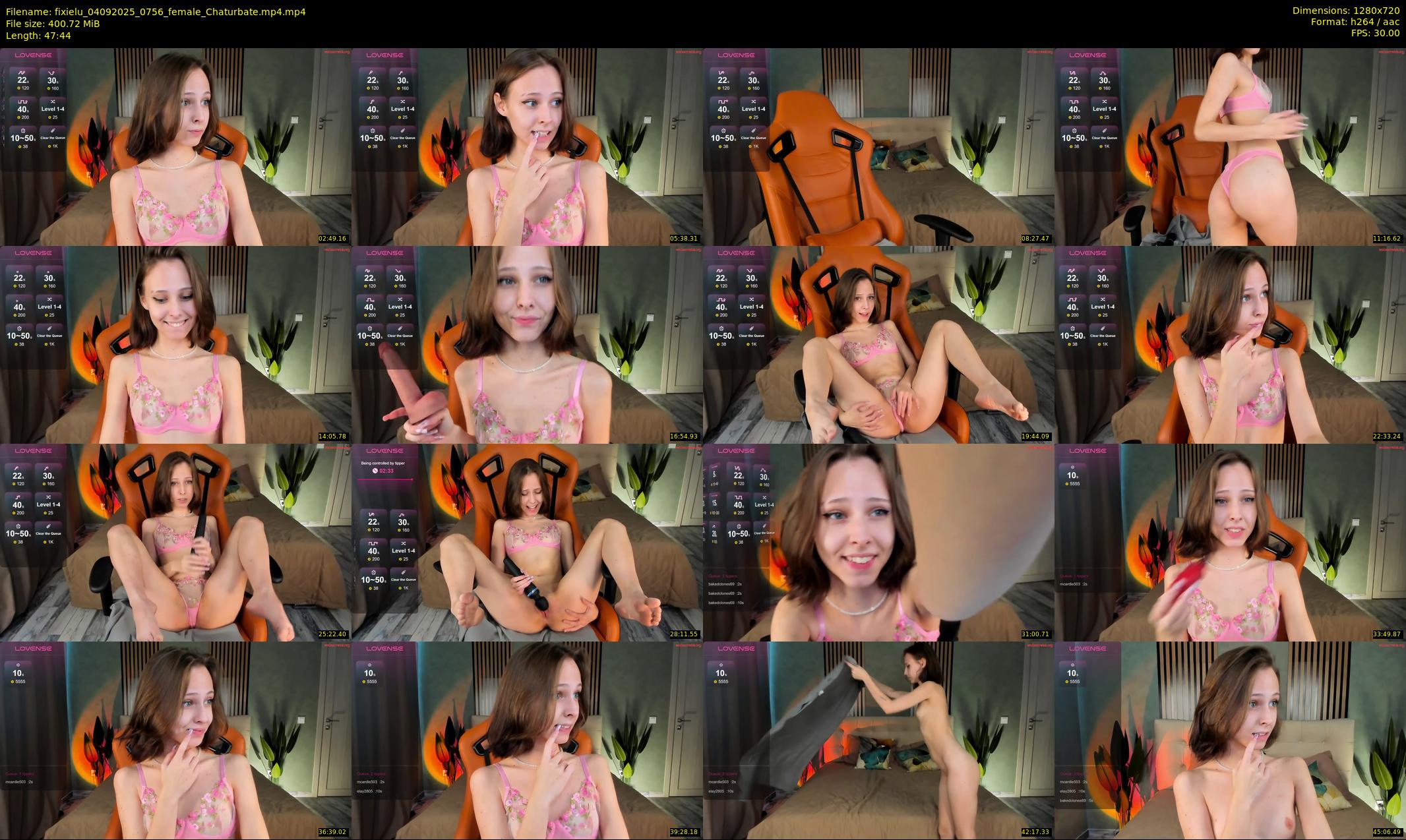 fixielu — 48 minute Chaturbate female cam show recording, 720p, Sep 4, 2025
