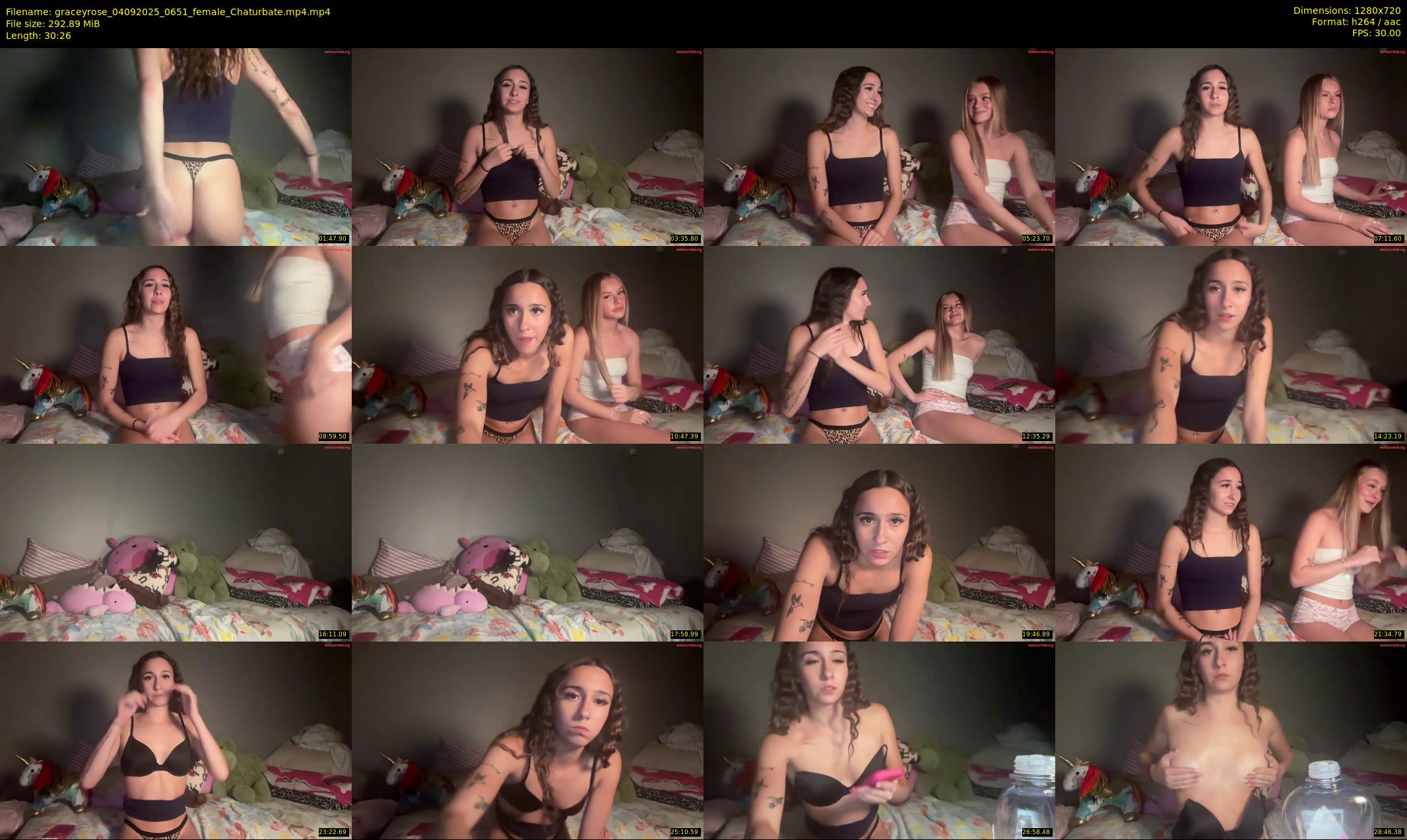 graceyrose — 31 minute Chaturbate female cam show recording, 720p, Sep 4, 2025