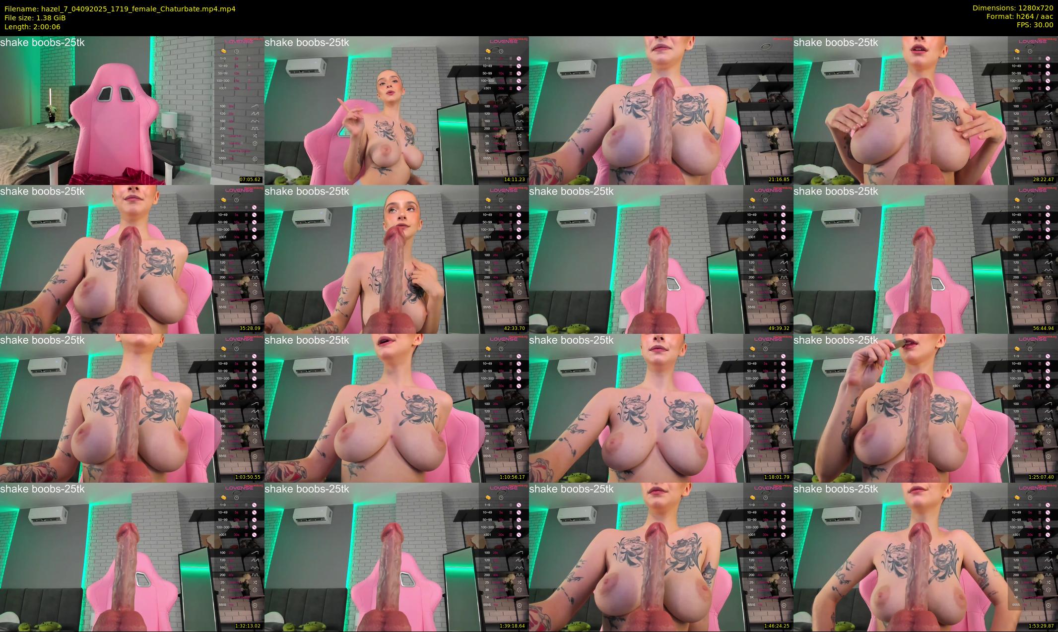 hazel_7 — 121 minute Chaturbate female cam show recording, 720p, Sep 4, 2025
